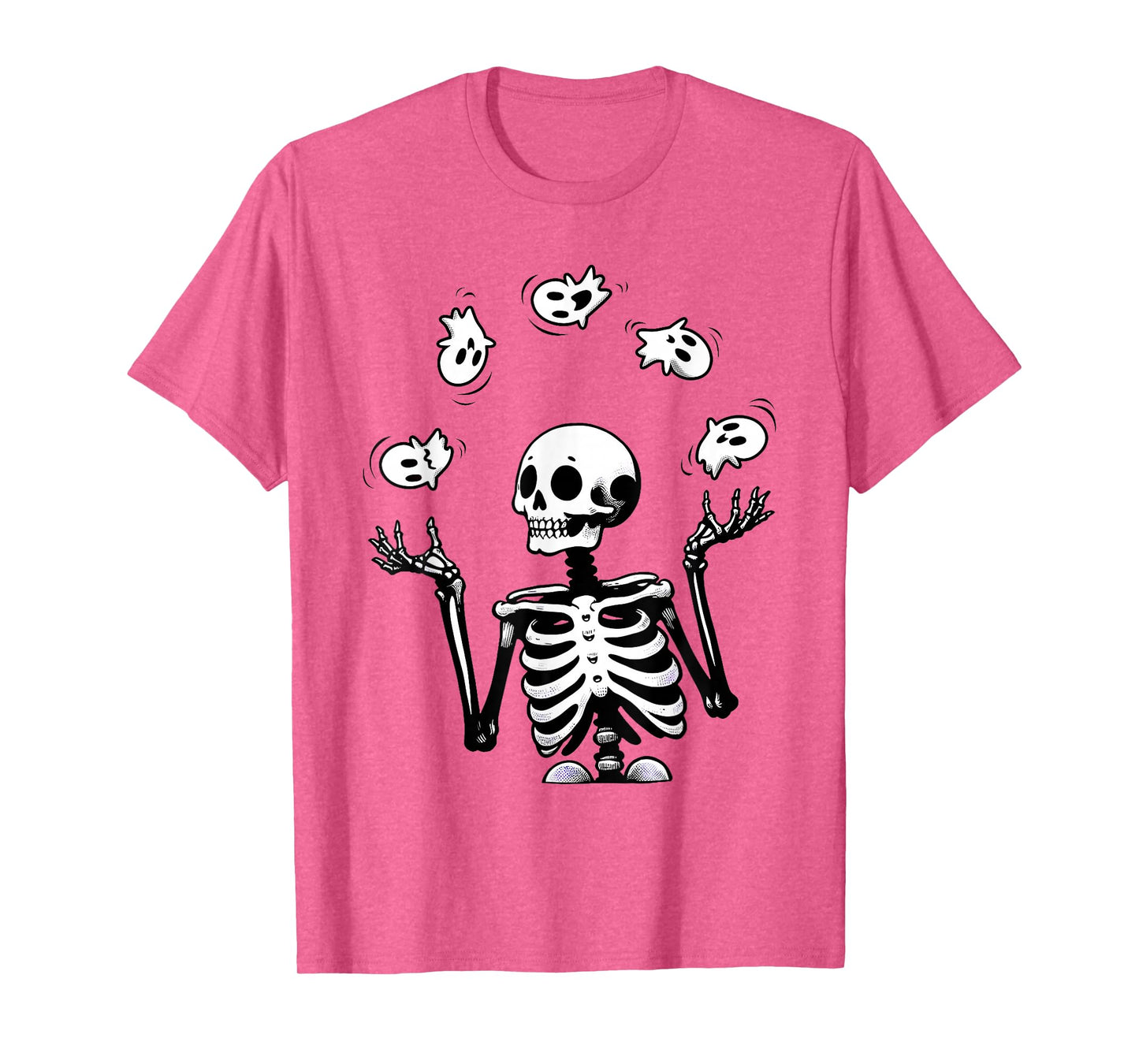 Funny Skeleton Juggling Ghosts Halloween Costume Men Women T-Shirt