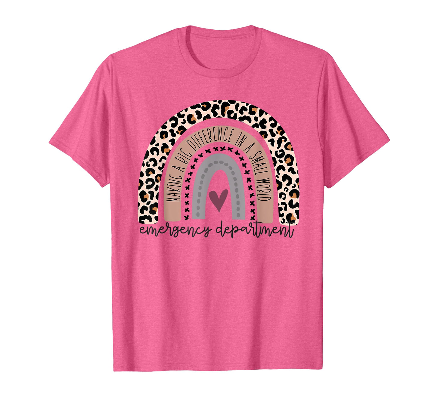 Emergency Department Emergency Room Healthcare rainbow T-Shirt