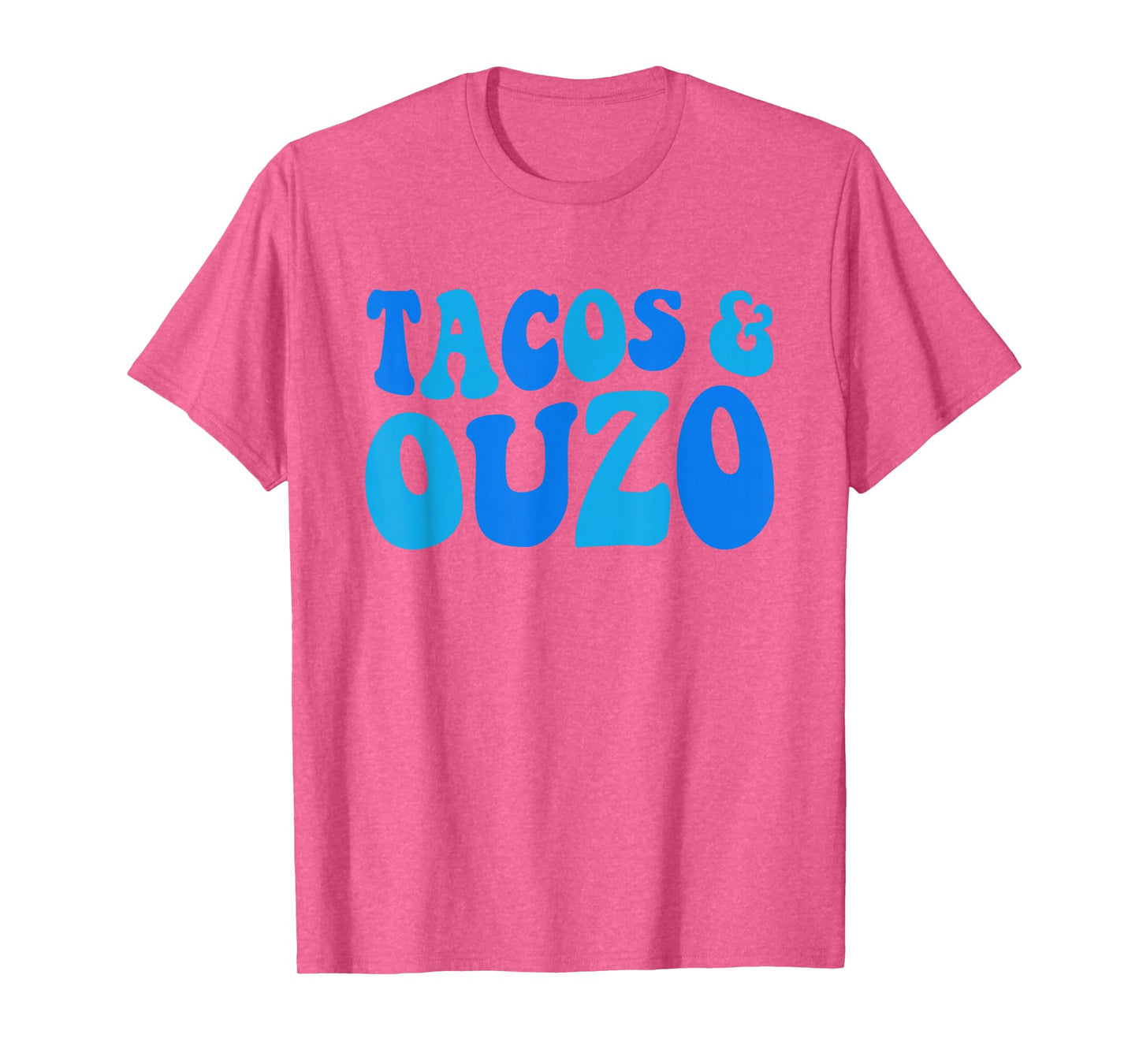 Greek Mexican Ouzo Tacos Hispanic Heritage Month Greek Party T-Shirt