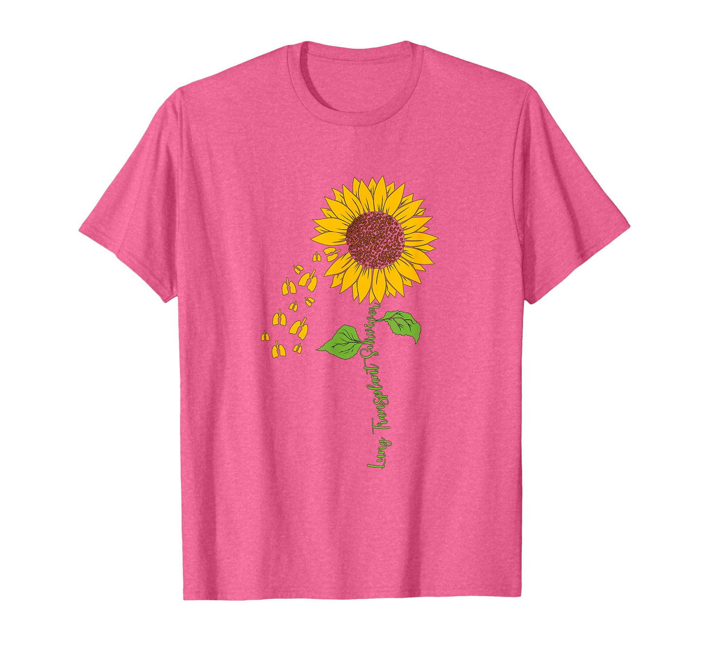 Lung Transplant Survivor Sunflower Lung Transplant Recovery T-Shirt