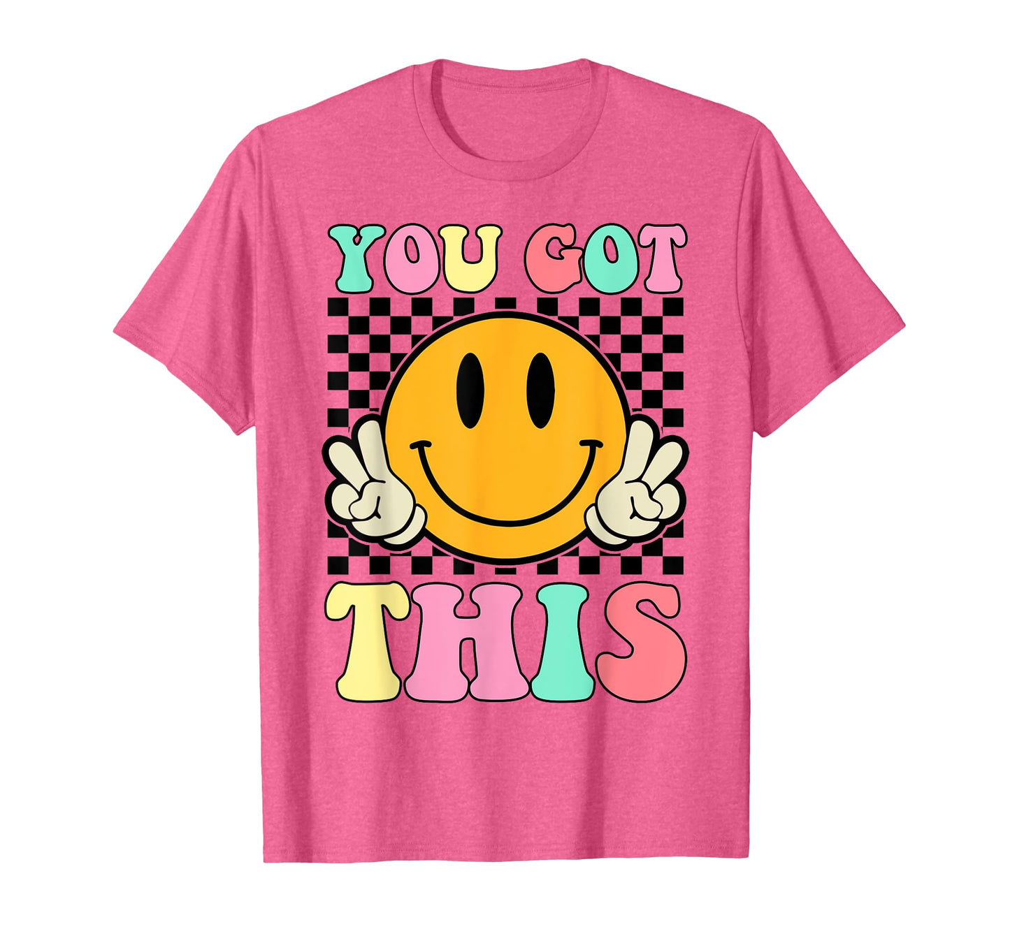 You Got This Retro Smile Motivational Testing Day Teacher T-Shirt