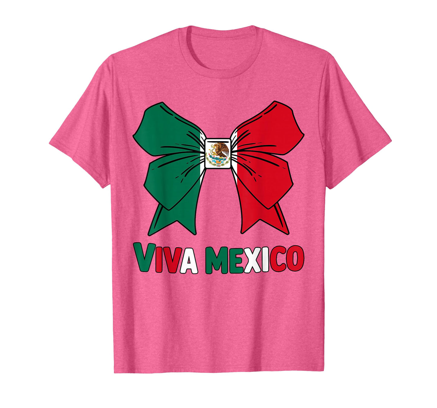 Cute Viva Mexico Toddler Girls Mexican Flag Independence Day T-Shirt