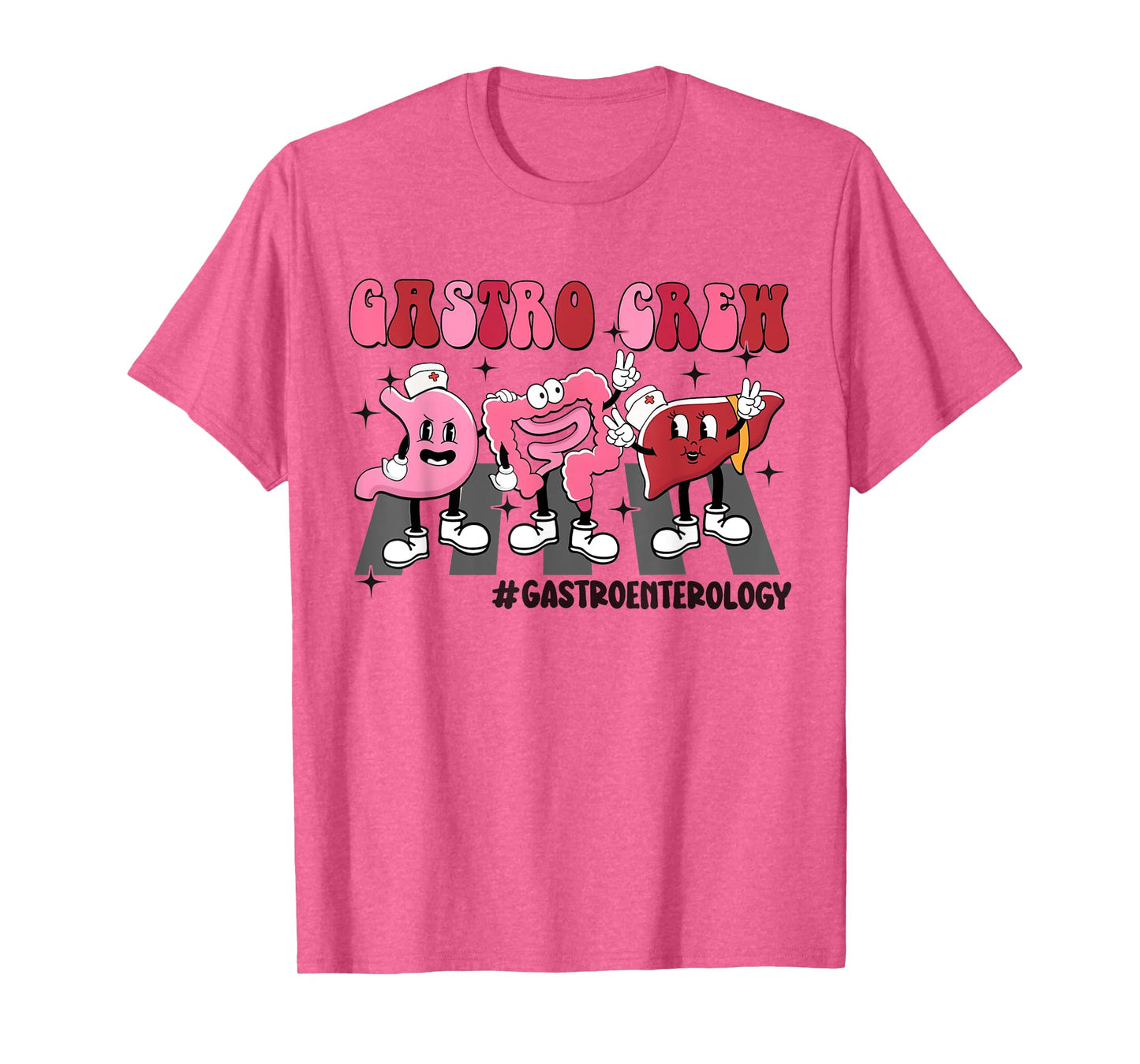 Gastro Crew Gastroenterologist Retro Gastroenterology Nurse T-Shirt