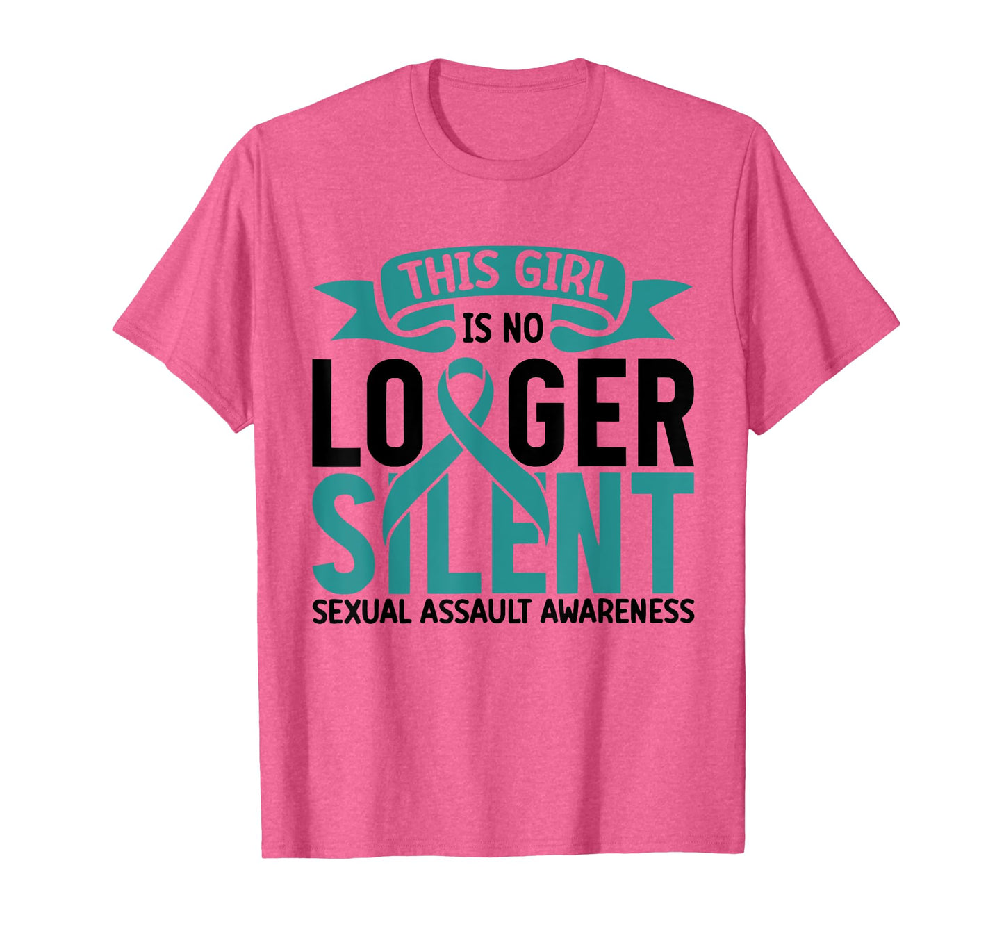 This Girl Is No Longer Silent Sexual Assault Awareness Month T-Shirt