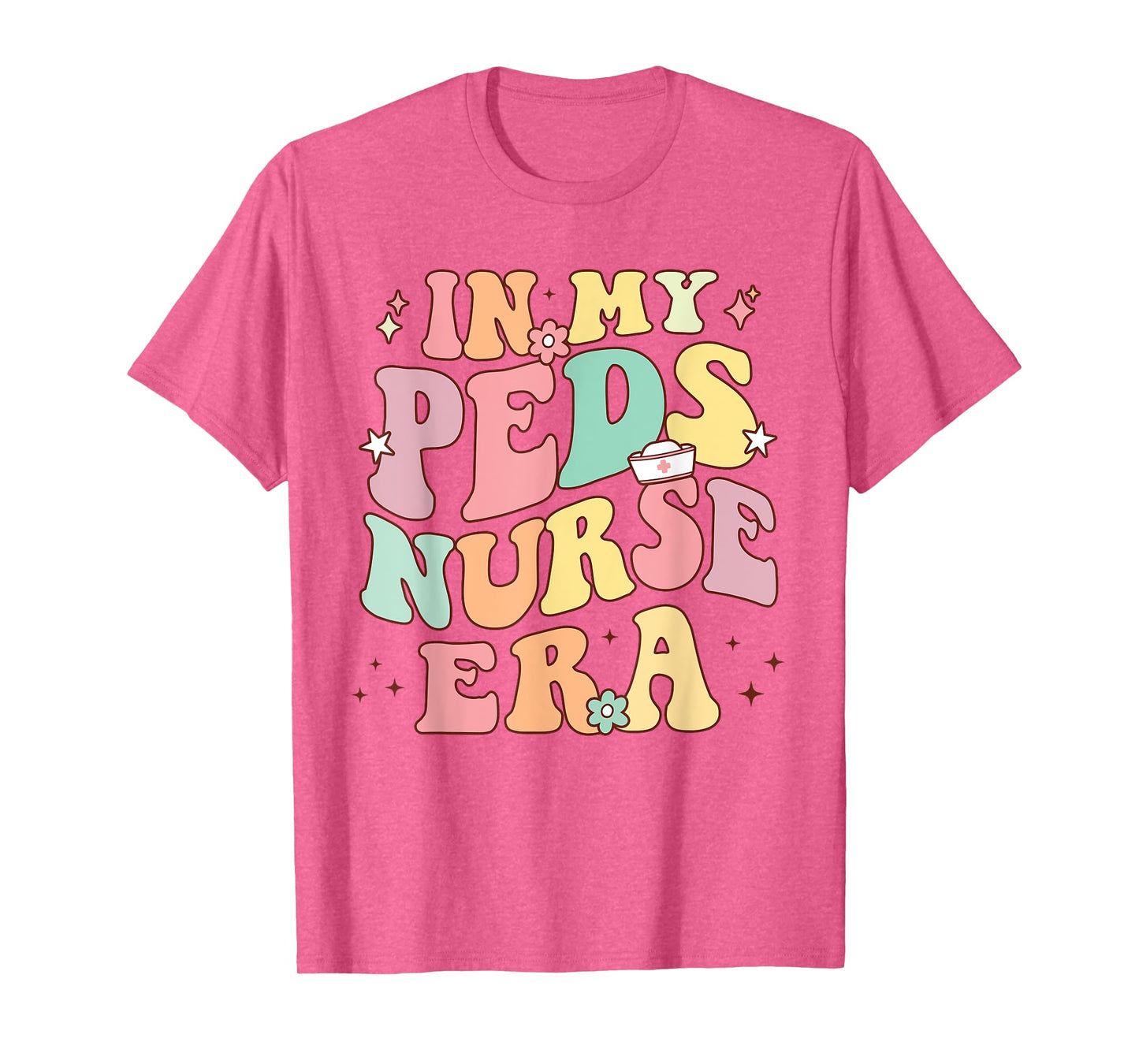 In My PEDS Nurse Era Retro Nurse Appreciation Pediatrician T-Shirt