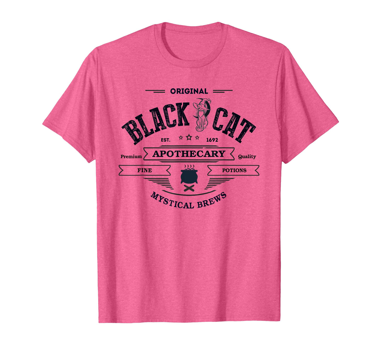 Kawaii Black CAT Witch Apothecary Witchy Pharmacist Wizard T-Shirt