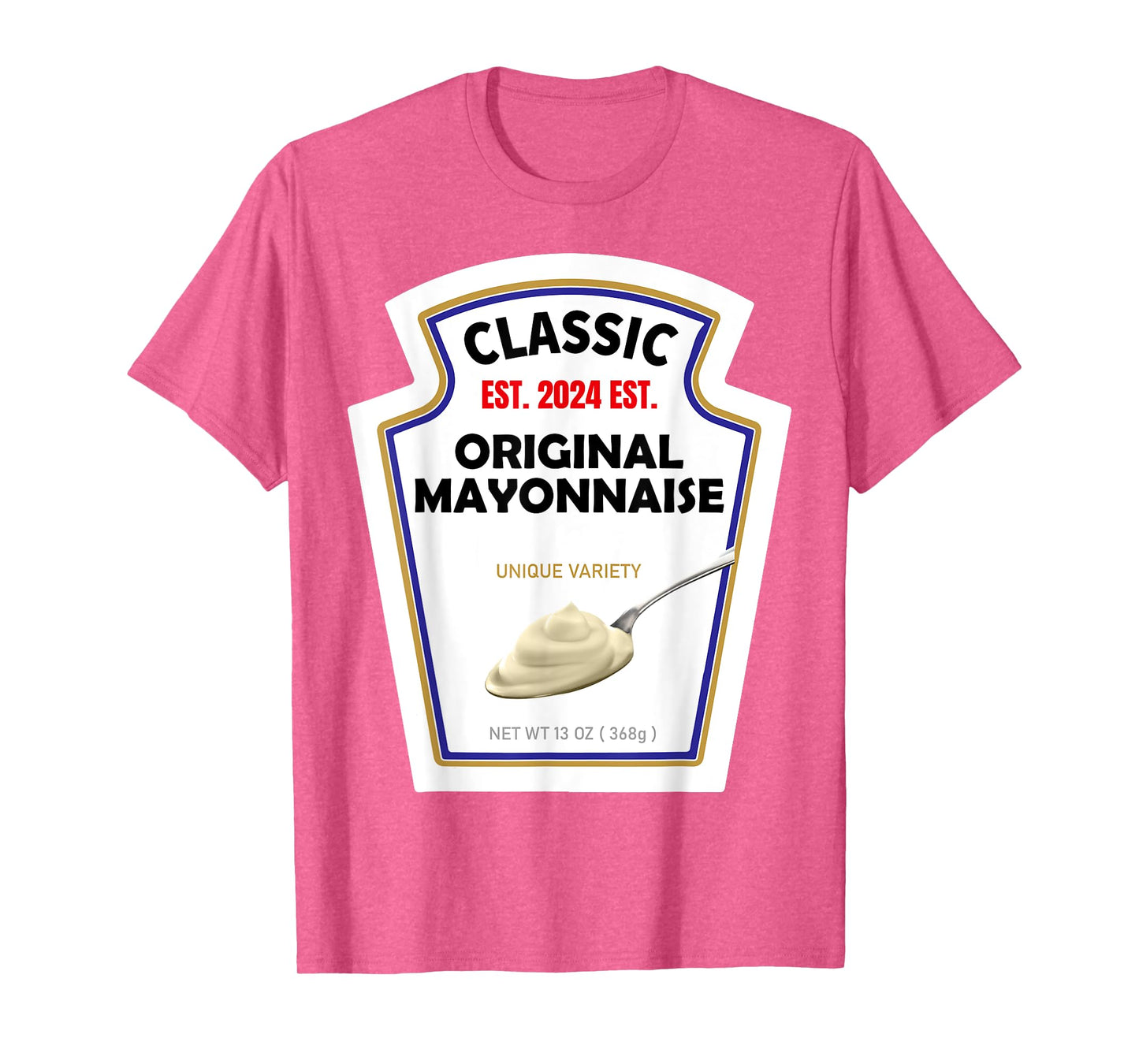 White Mayonnaise DIY Halloween Costume Couples & Group Mayo T-Shirt