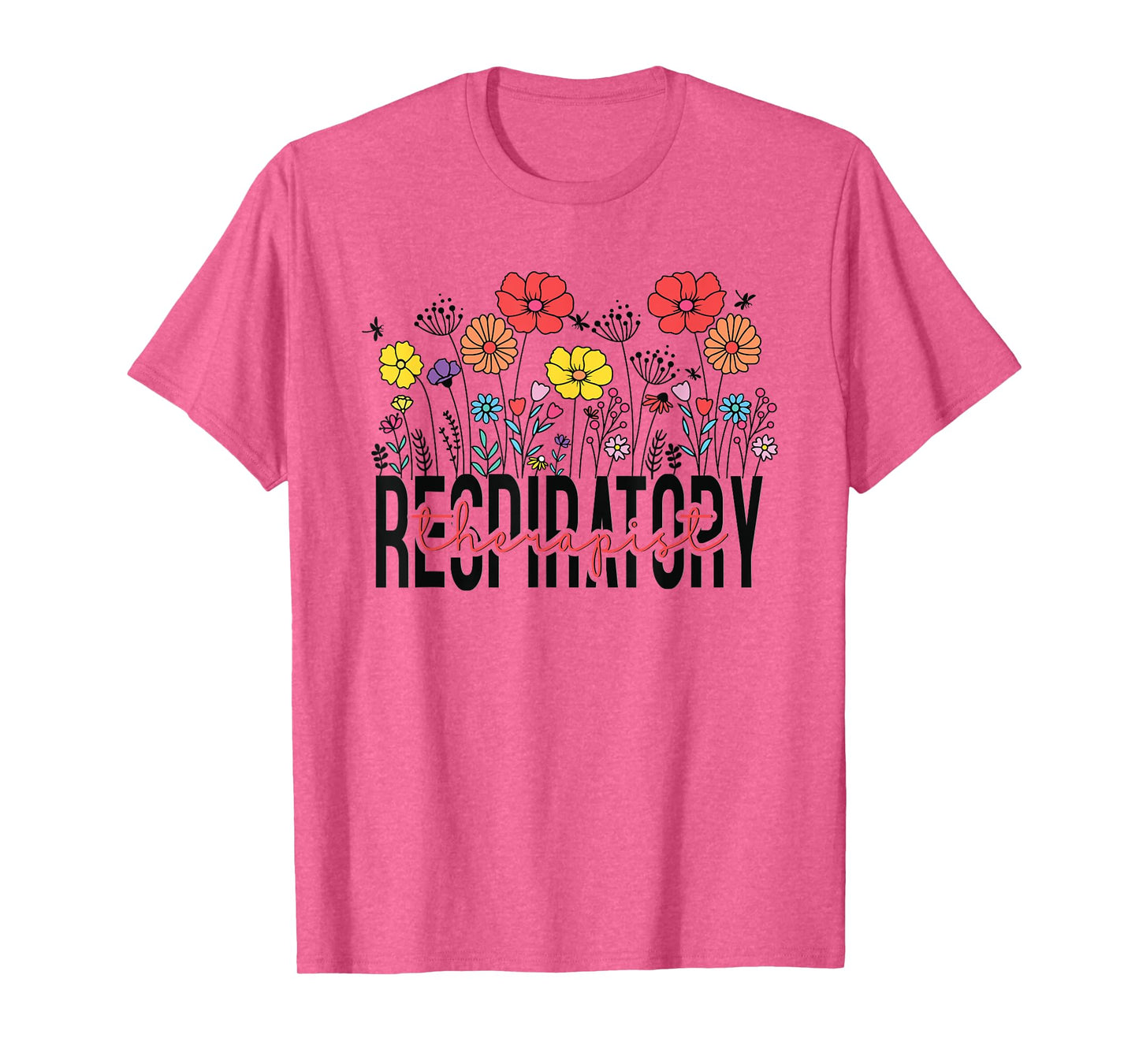 Respiratory Therapist RT Funny Halloween Costume Flower T-Shirt
