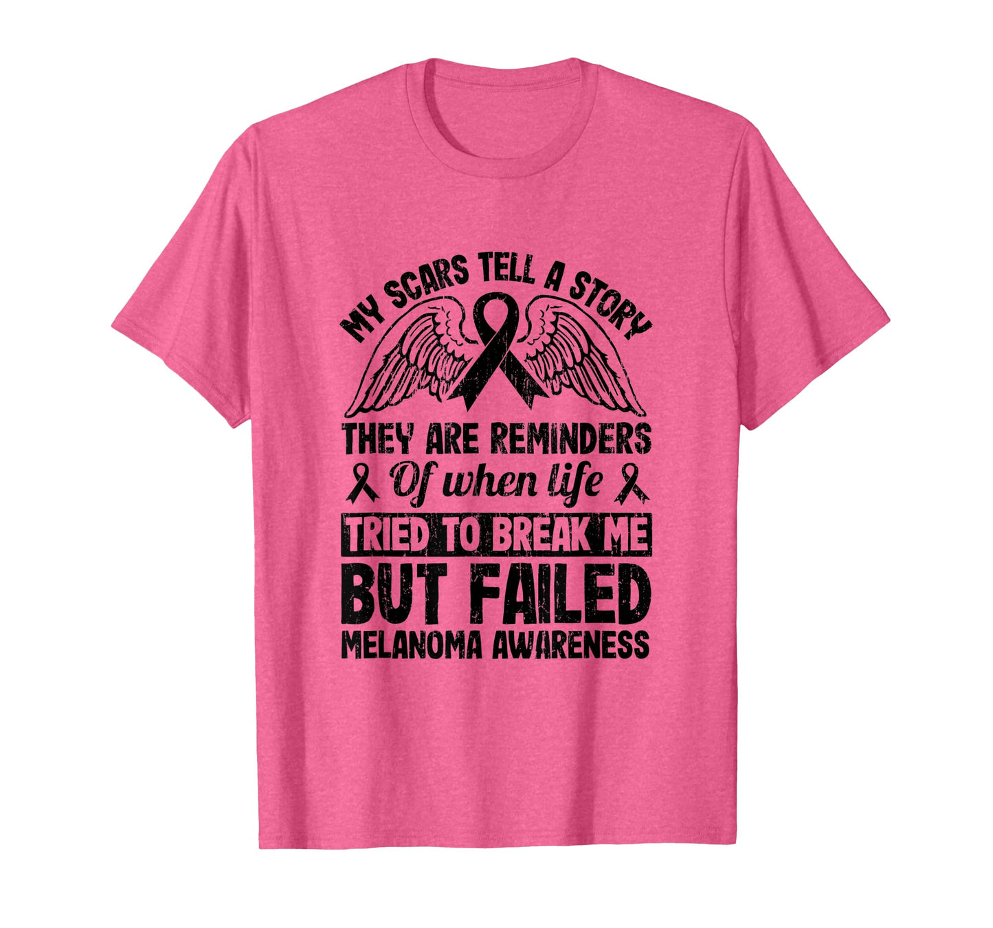 Ocular Melanoma Awareness Warrior My Scars Tell A Story T-Shirt