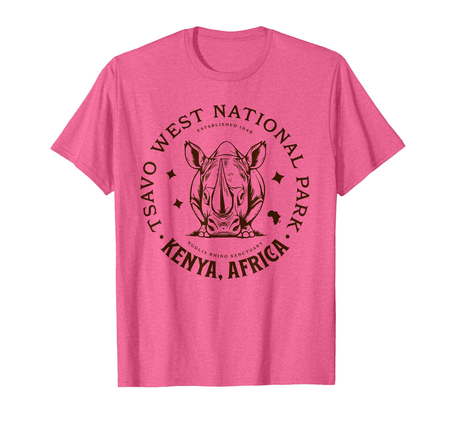 Save the Rhinos - Tsavo West National Park Est 1948 T-Shirt