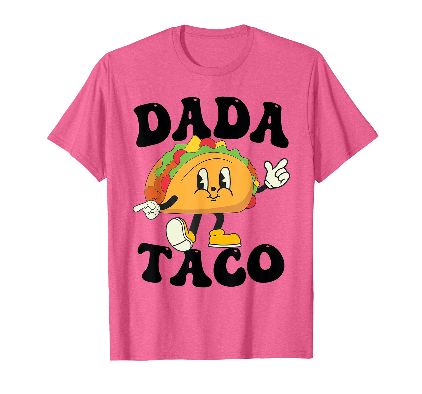Dada of the Birthday Boy Girl Taco Mexican Birthday Family T-Shirt