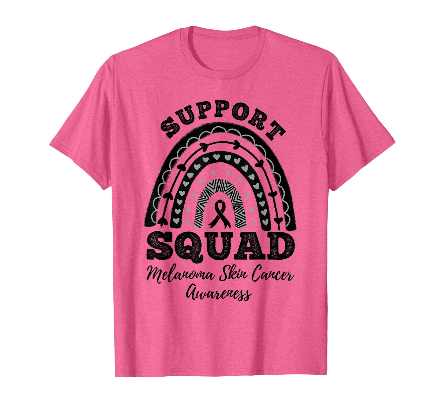 Support Squad Melanoma Skin Cancer Awareness T-Shirt