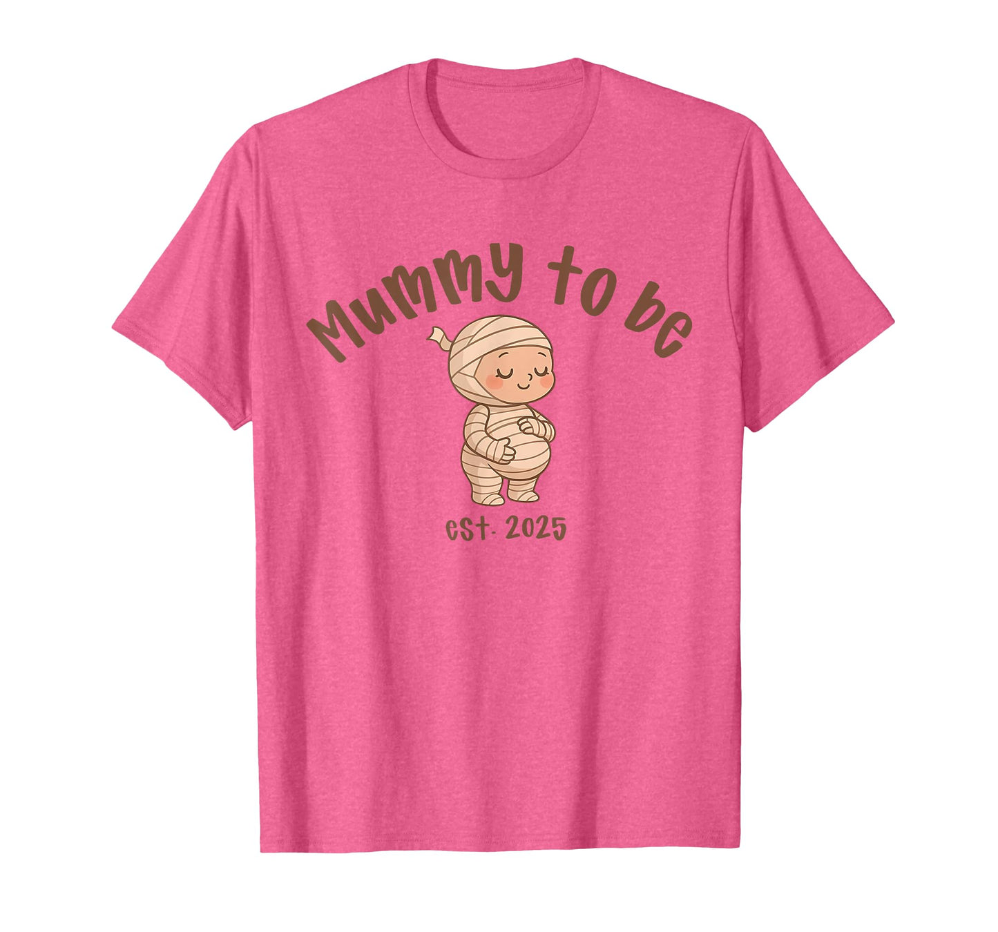Mummy to Be est. 2025 Cute Pregnancy Halloween Outfit Women T-Shirt