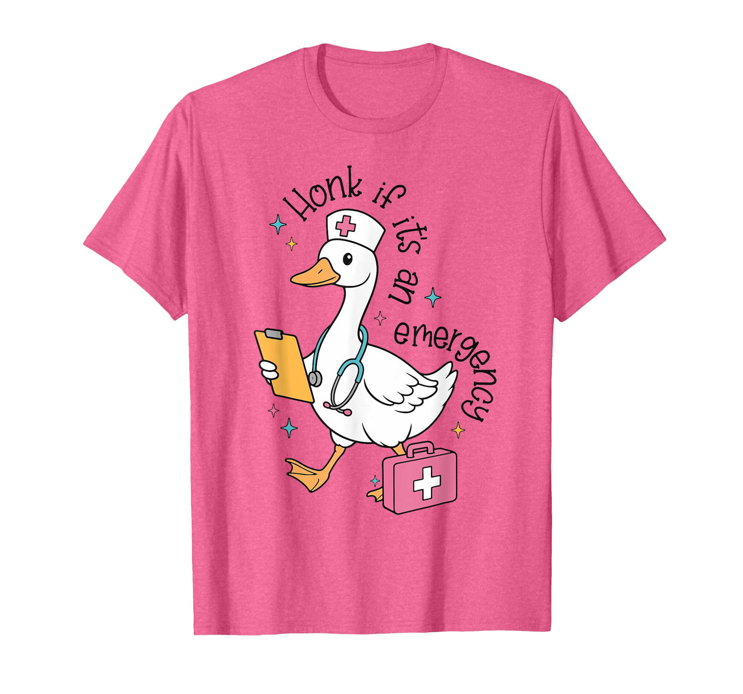 Honk IF It's An Emergency Silly Goose Registered Nurse T-Shirt