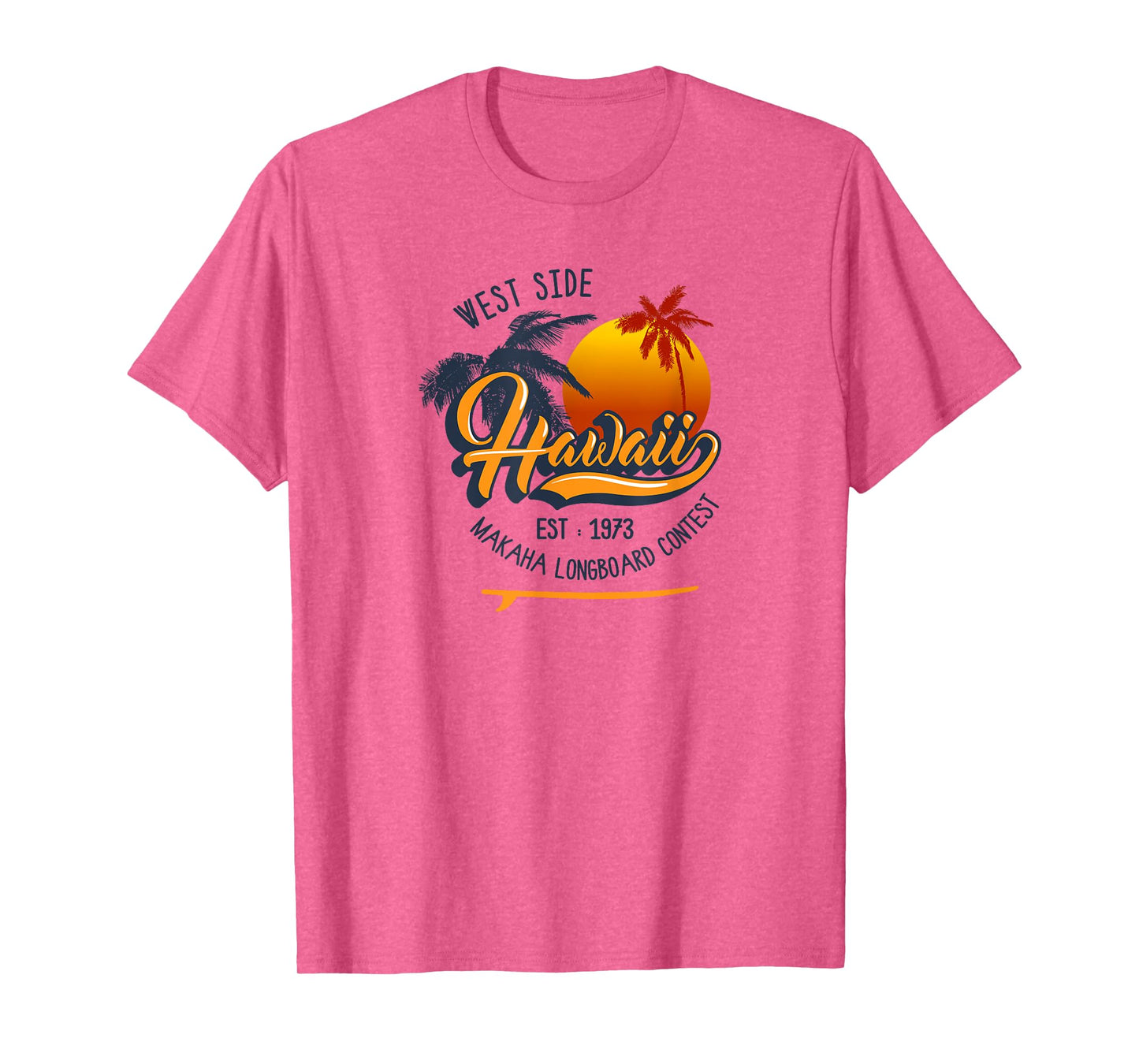 Hawaii Makaha Beach Longboard Contest T-Shirt for Men Women Kids