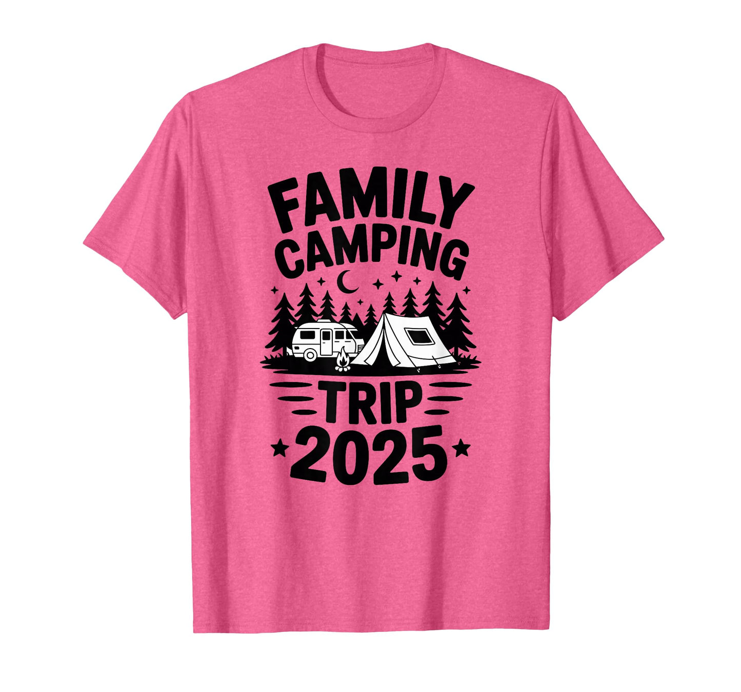 Vacation Matching Family Camping Trip 2025 T-Shirt