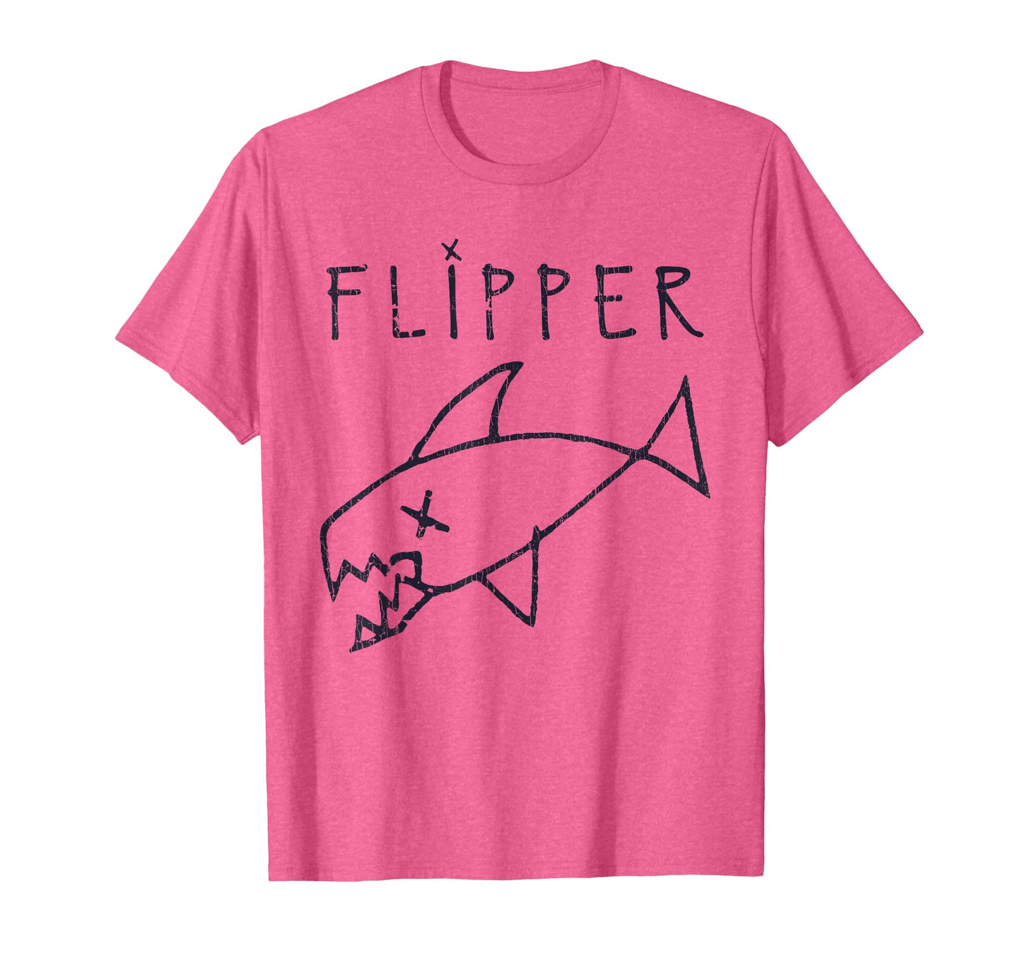 Funny Flipper Fish Die Sarcastic Graphic T-Shirt