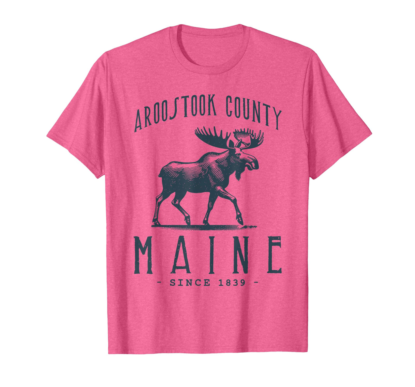 AROOSTOOK COUNTY, MAINE. MOOSE VINTAGE DESIGN T-Shirt