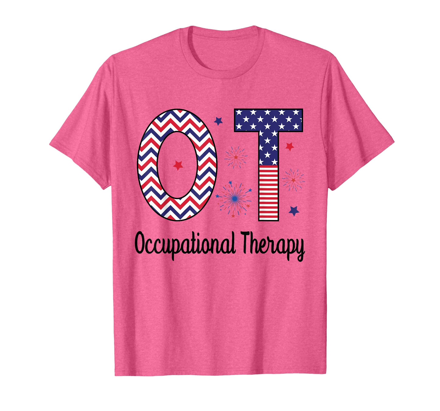 American Occupational Therapy 4th Of July Patriotic OT T-Shirt for Women Men