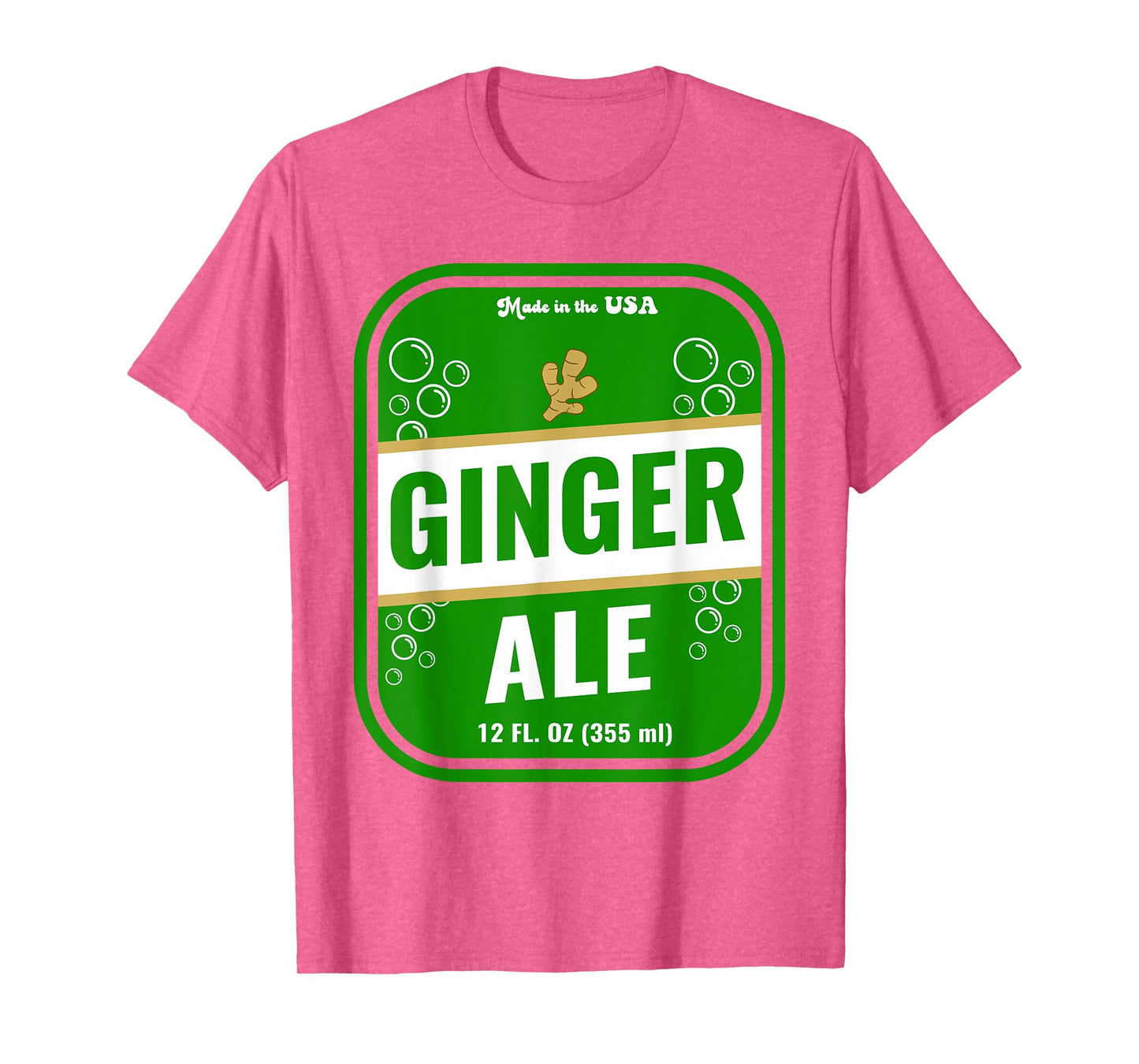Halloween Costume Ginger Ale Unique Costume Idea T-Shirt