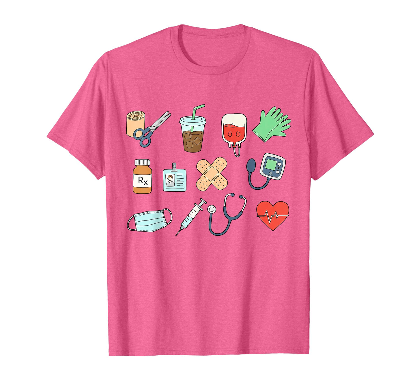 Registered Nurse Stethoscope Medical Healthcare Worker Women T-Shirt