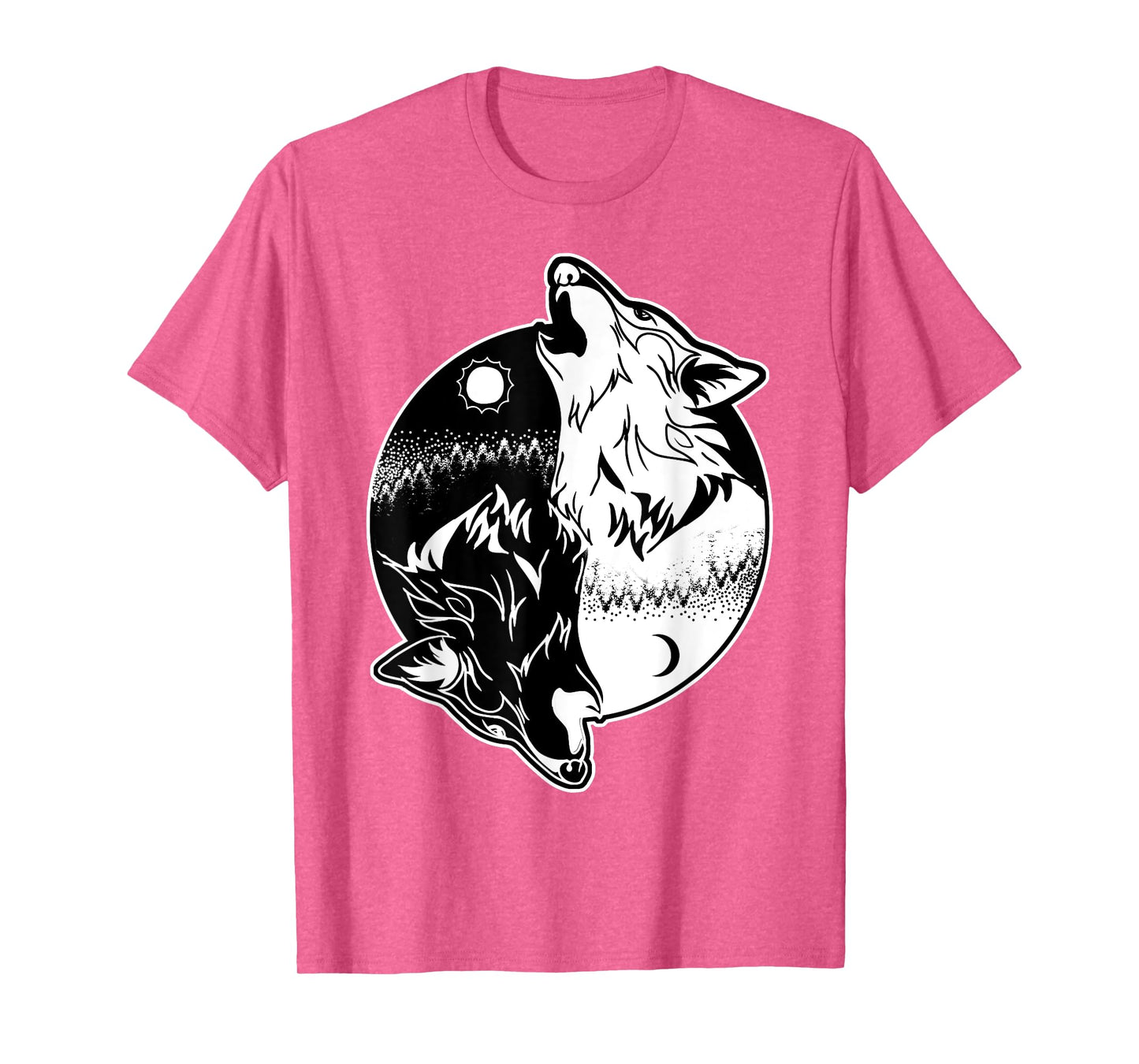 Wolf Yin Yang Shirt Yin Yang Shirt Skoll Wolf Shirt T-Shirt