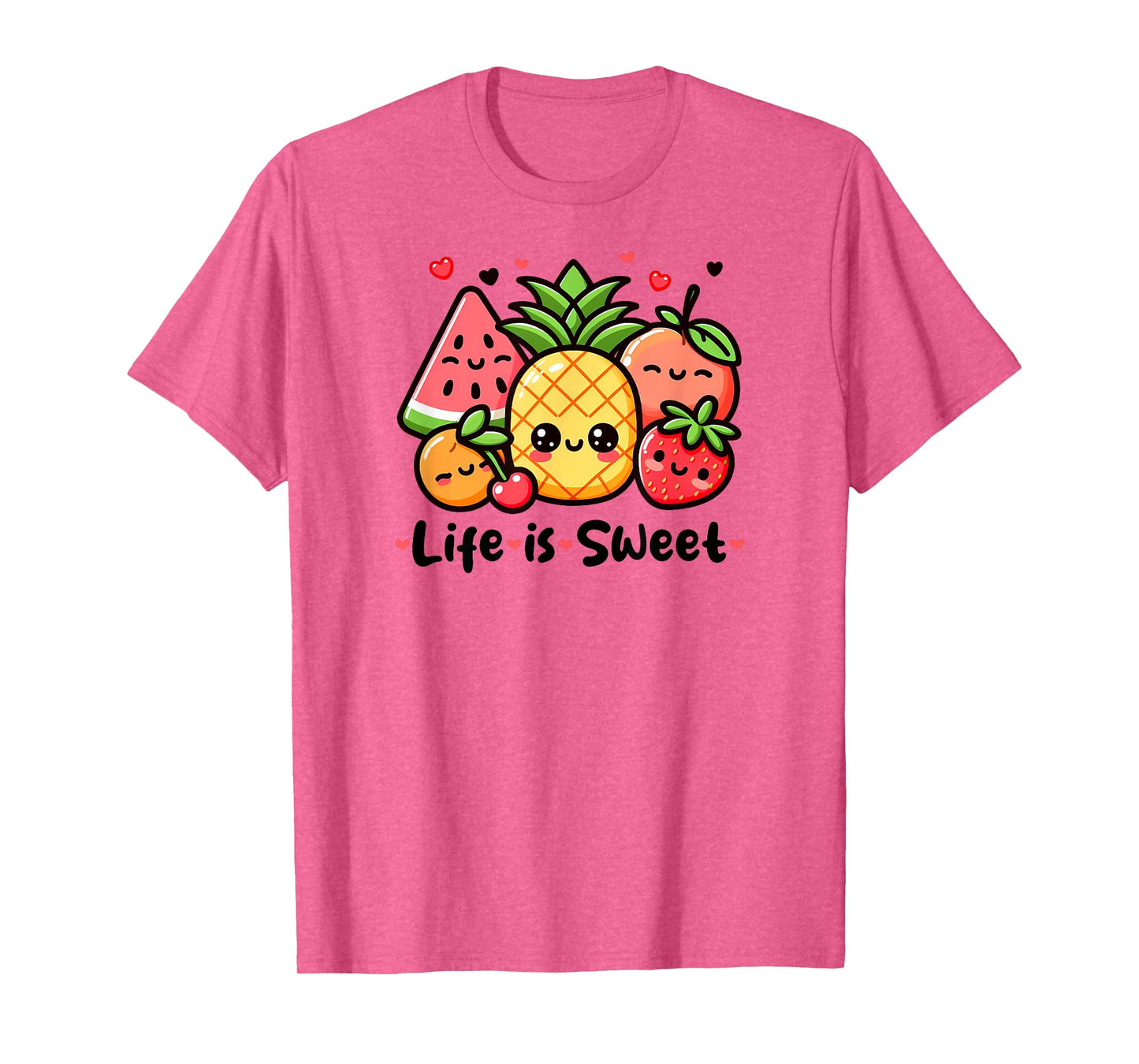Cute Summer Fruit, Life is Sweet T-Shirt