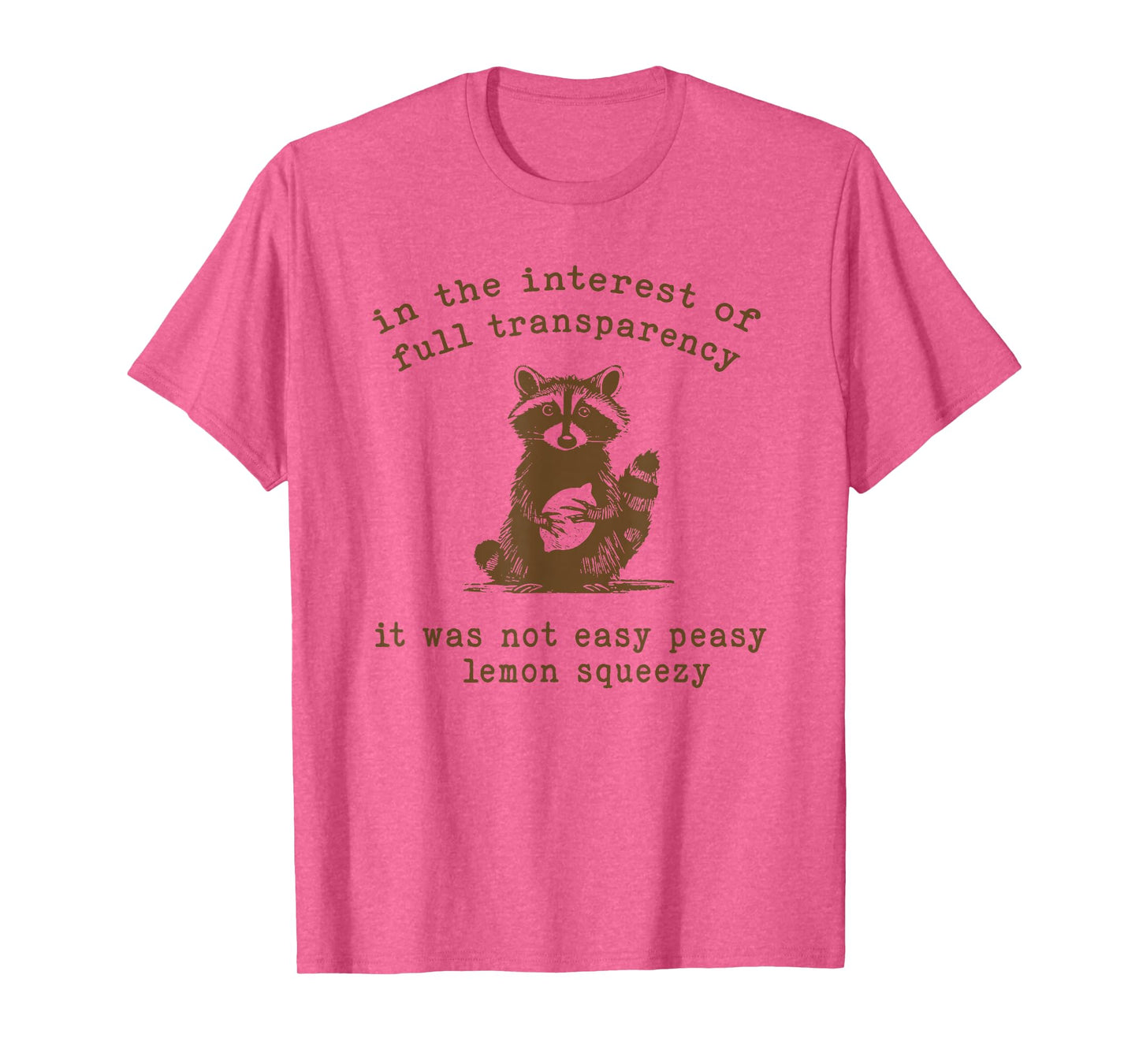 in the interest of full transparency it was not easy peasy T-Shirt