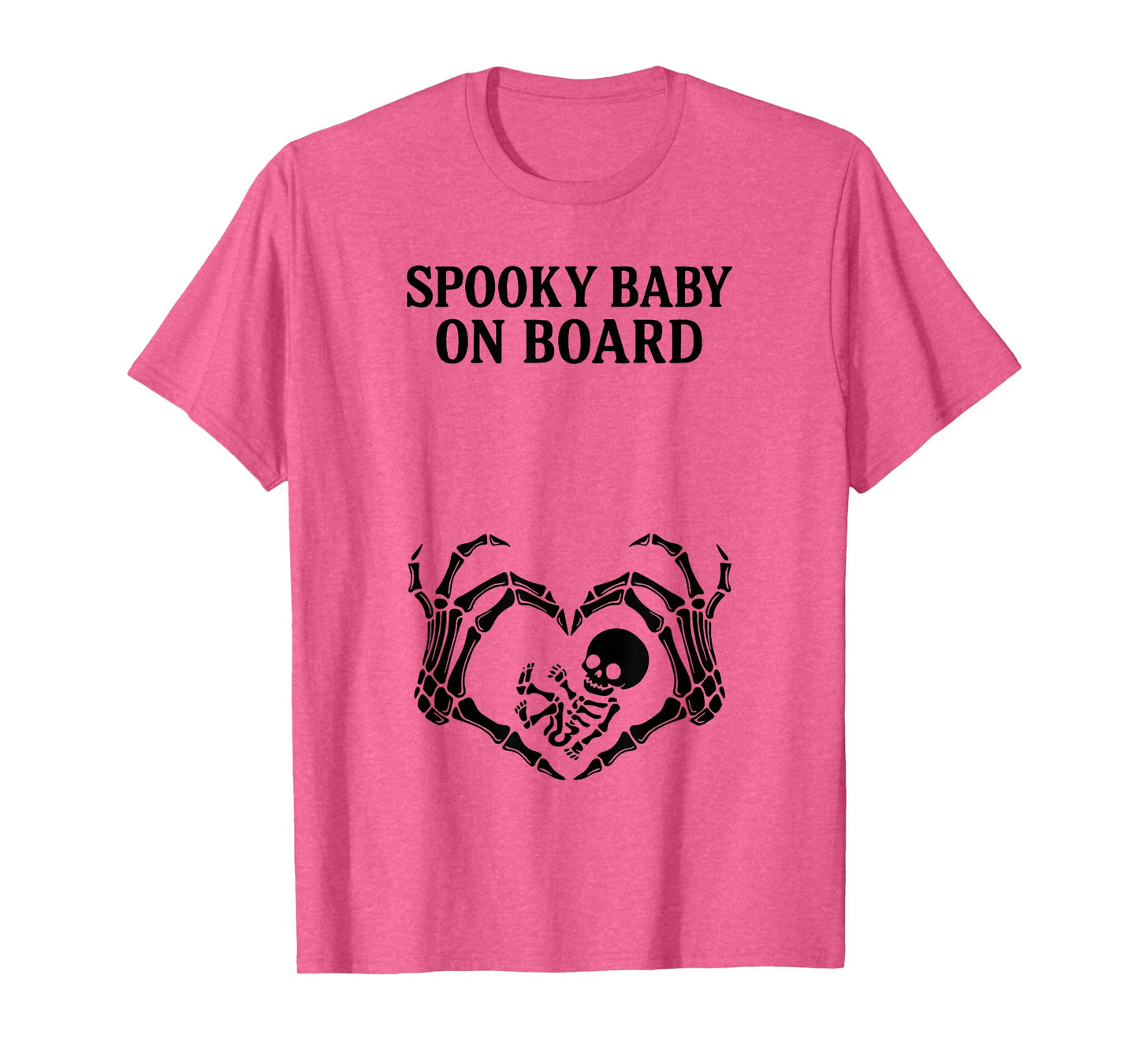 Spooky Baby On Board Skeleton Pregnancy Halloween T-Shirt