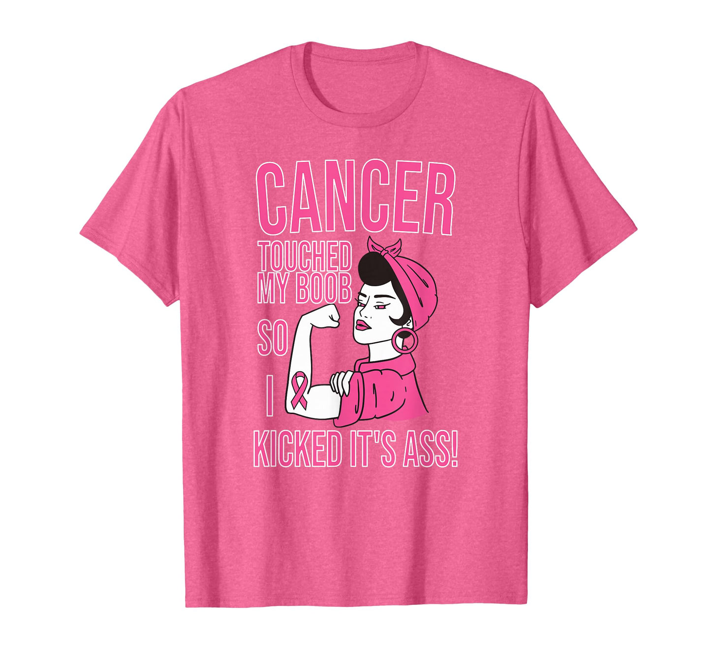Cancer Touched My Boob So I Kicked Its Breast Cancer T-Shirt