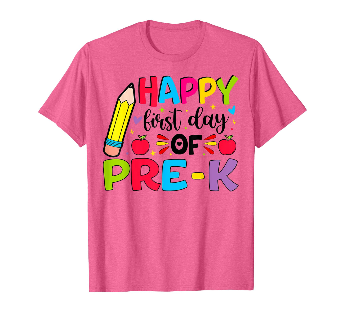 Happy First Day Of Pre-k Girls Boys Teacher Pre-K Team T-Shirt