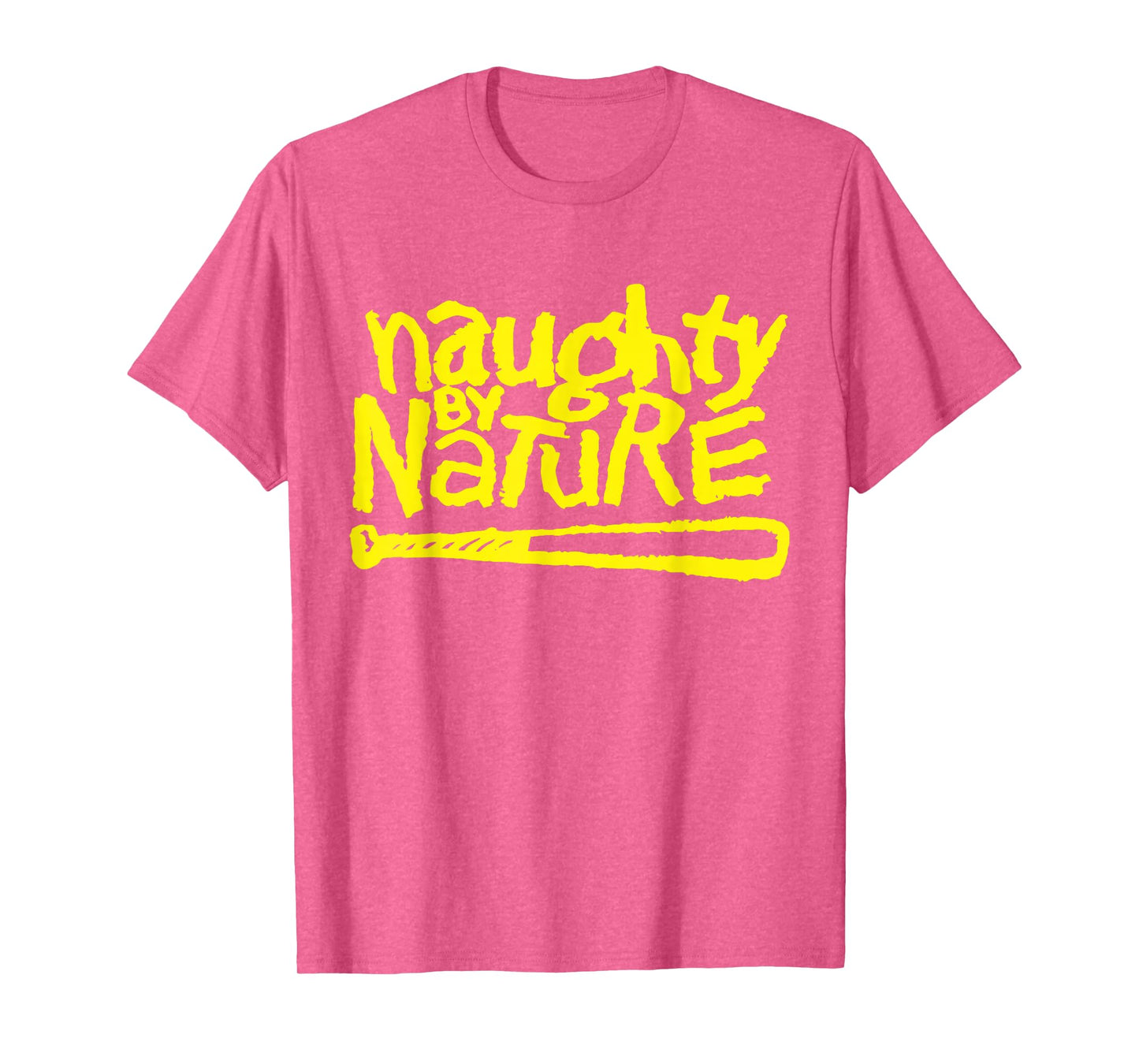 Naughty By Nature – Logo in Yellow T-Shirt