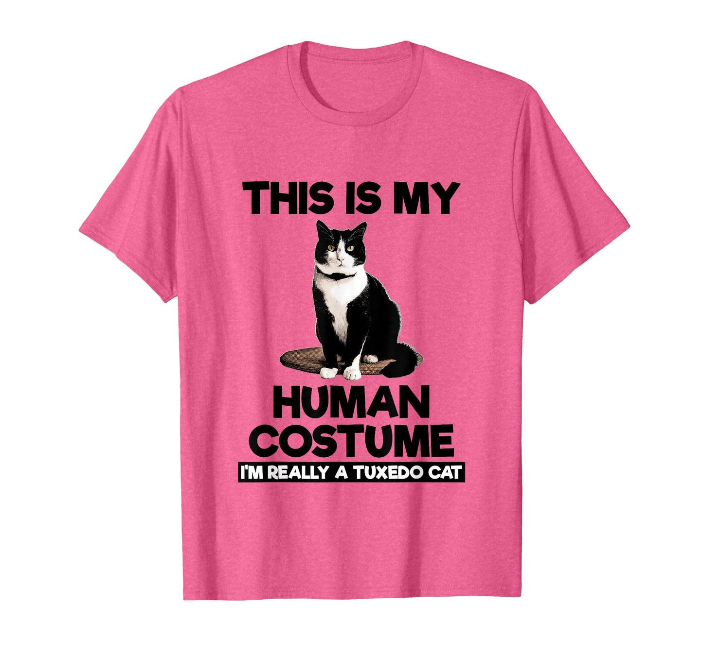 This Is My Human Costume Shirt Funny Tuxedo Cat Kitten Lover T-Shirt