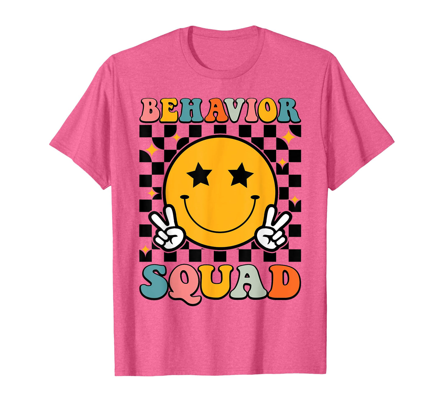 Behavior Squad Specialist Analyst Behavior Teacher Retro T-Shirt