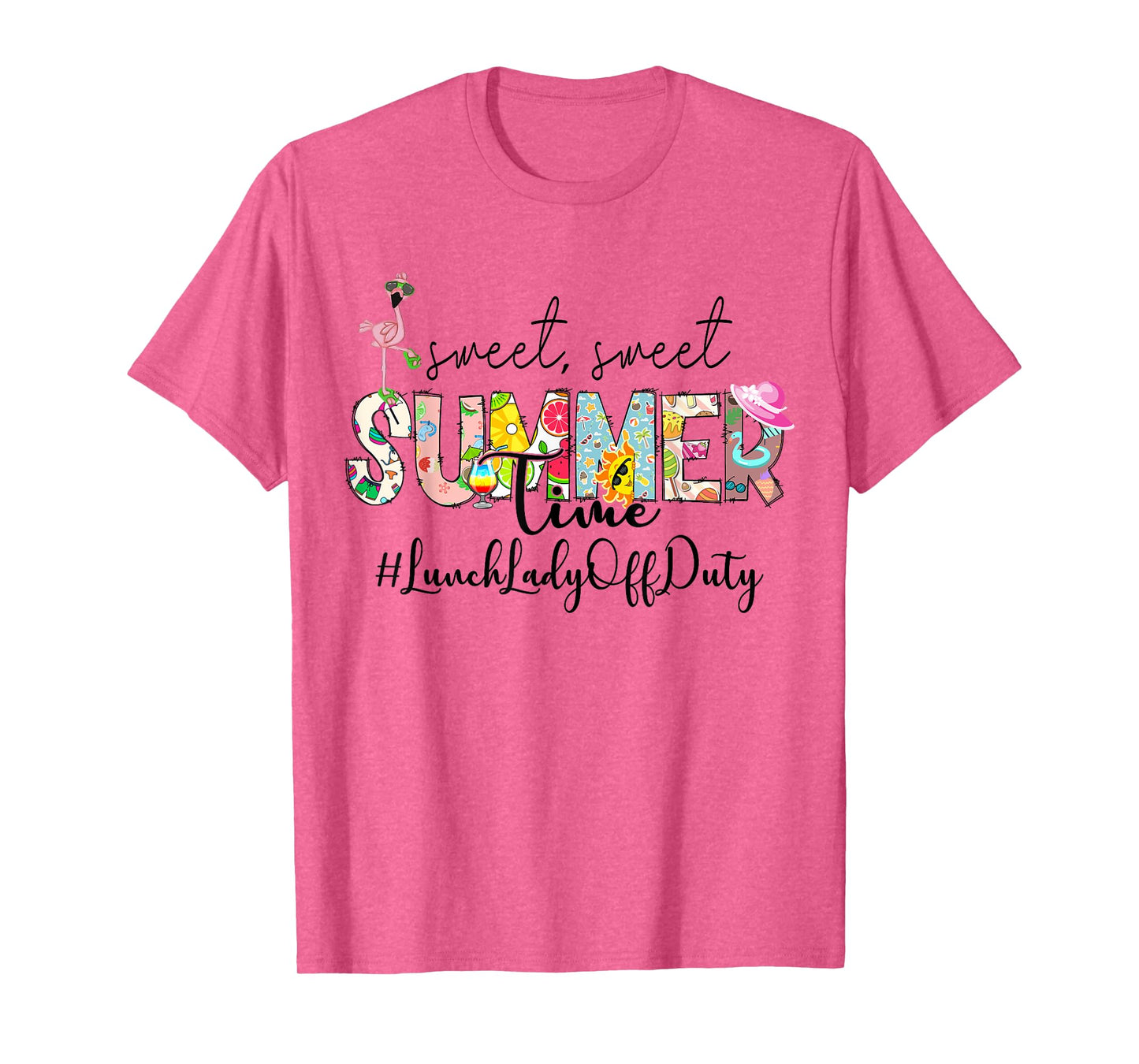 Sweet Summer Time Lunch Lady Off Duty Last Day Of School T-Shirt