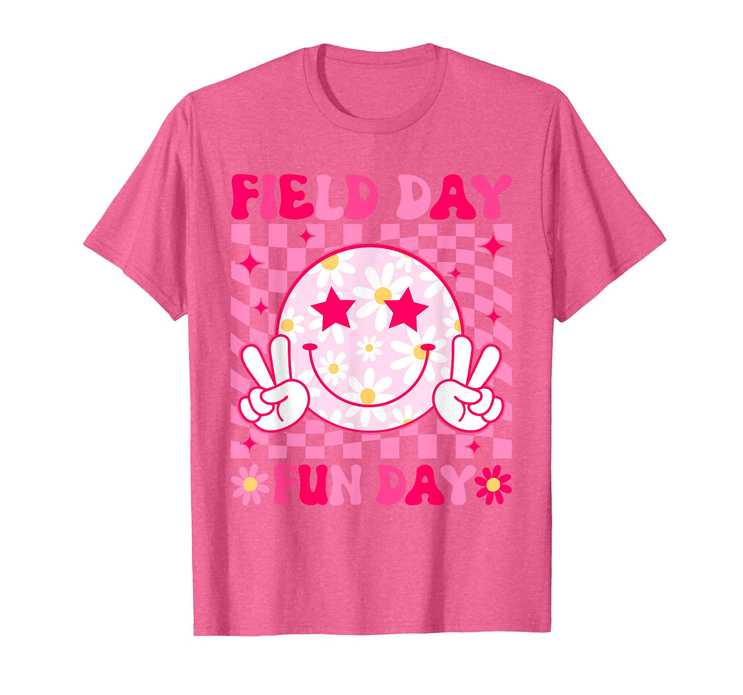 Groovy Field Day Fun Day Teacher Boys Girls Kids T-Shirt