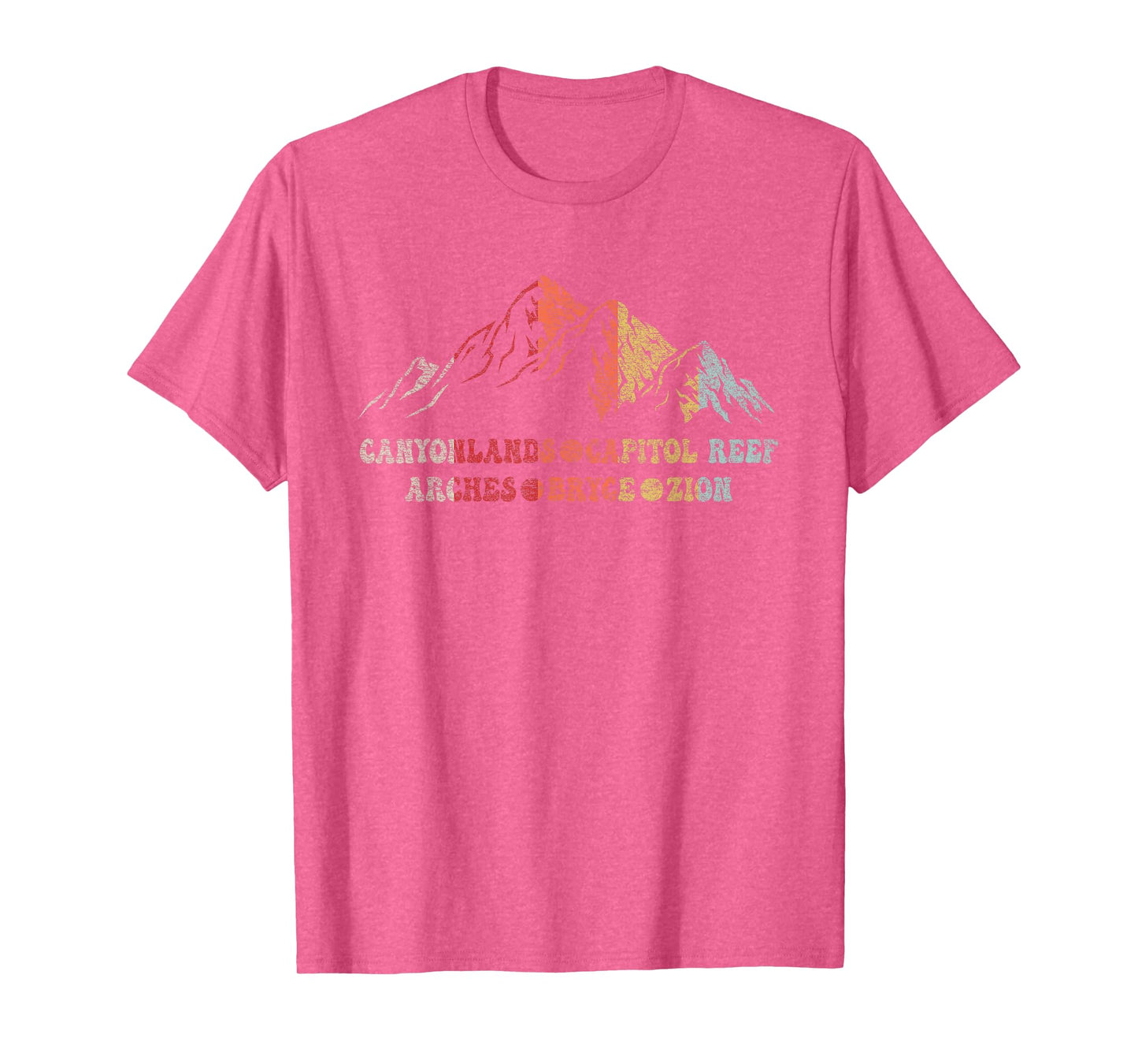 Vintage Utah Souvenir Big 5 Utah Mighty Five National Park T-Shirt