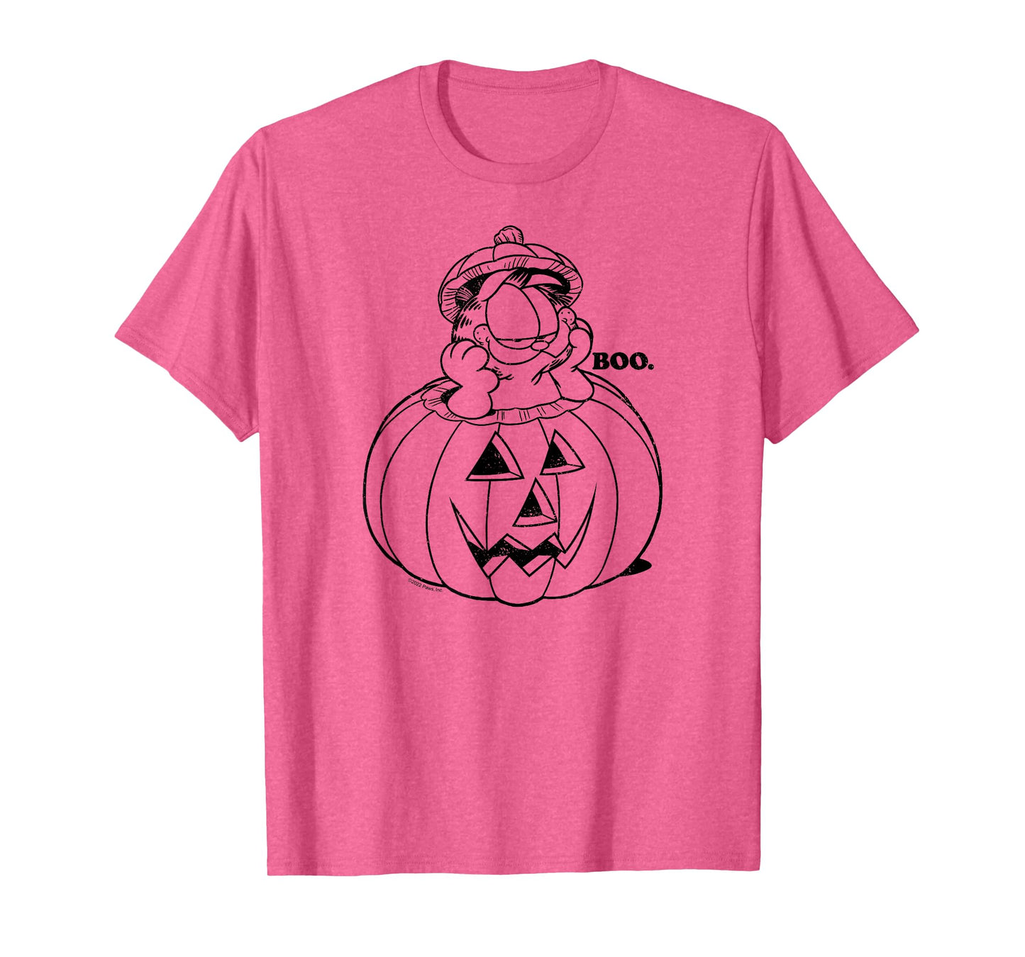 Garfield - Boo Halloween Jack O' Lantern Pumpkin T-Shirt