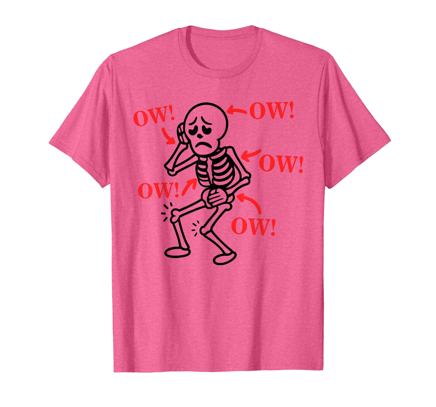 Ow Ow Ow Ow Ow Ow Ow Character Meme Funny Chronic Pain T-Shirt