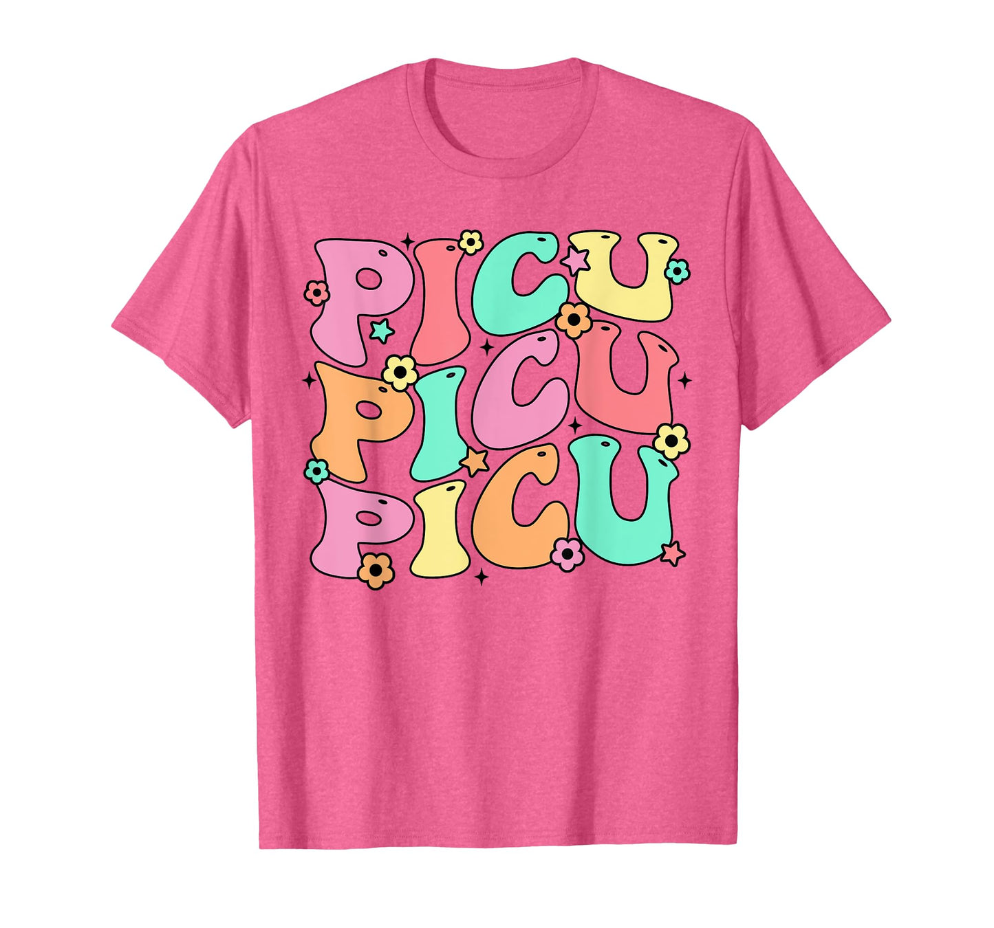 PICU Nurse Shirt Pediatric Intensive Care Unit Nurse T-Shirt