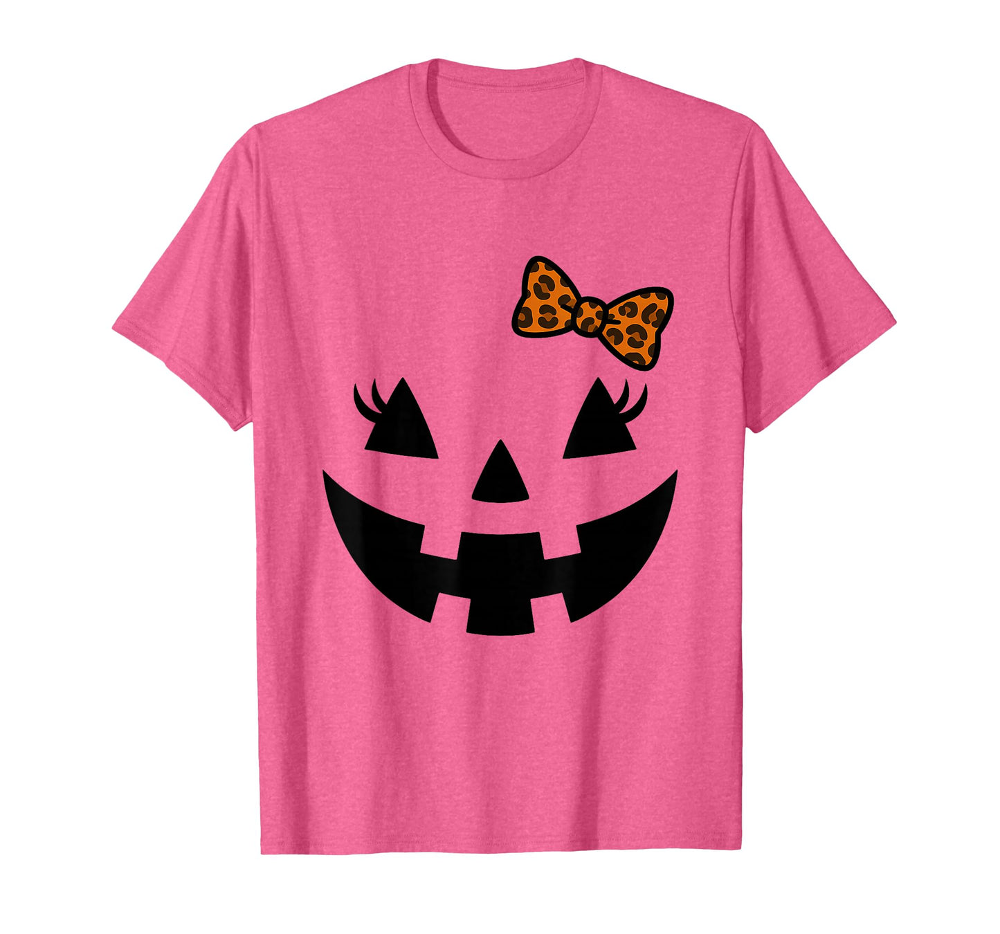 Jack O Lantern Pumpkin Face Coquette Bow Halloween Costume T-Shirt