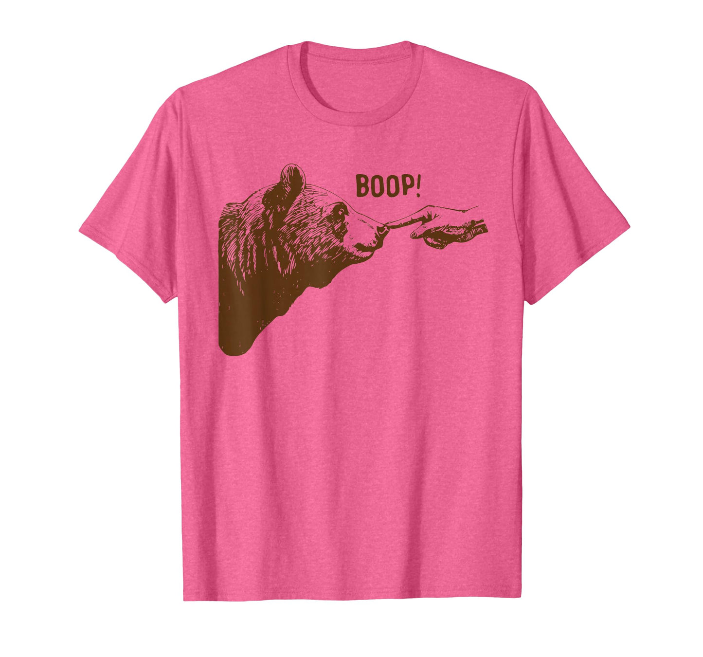 Boop Bear Funny Wildlife Animal Nose Touch T-Shirt
