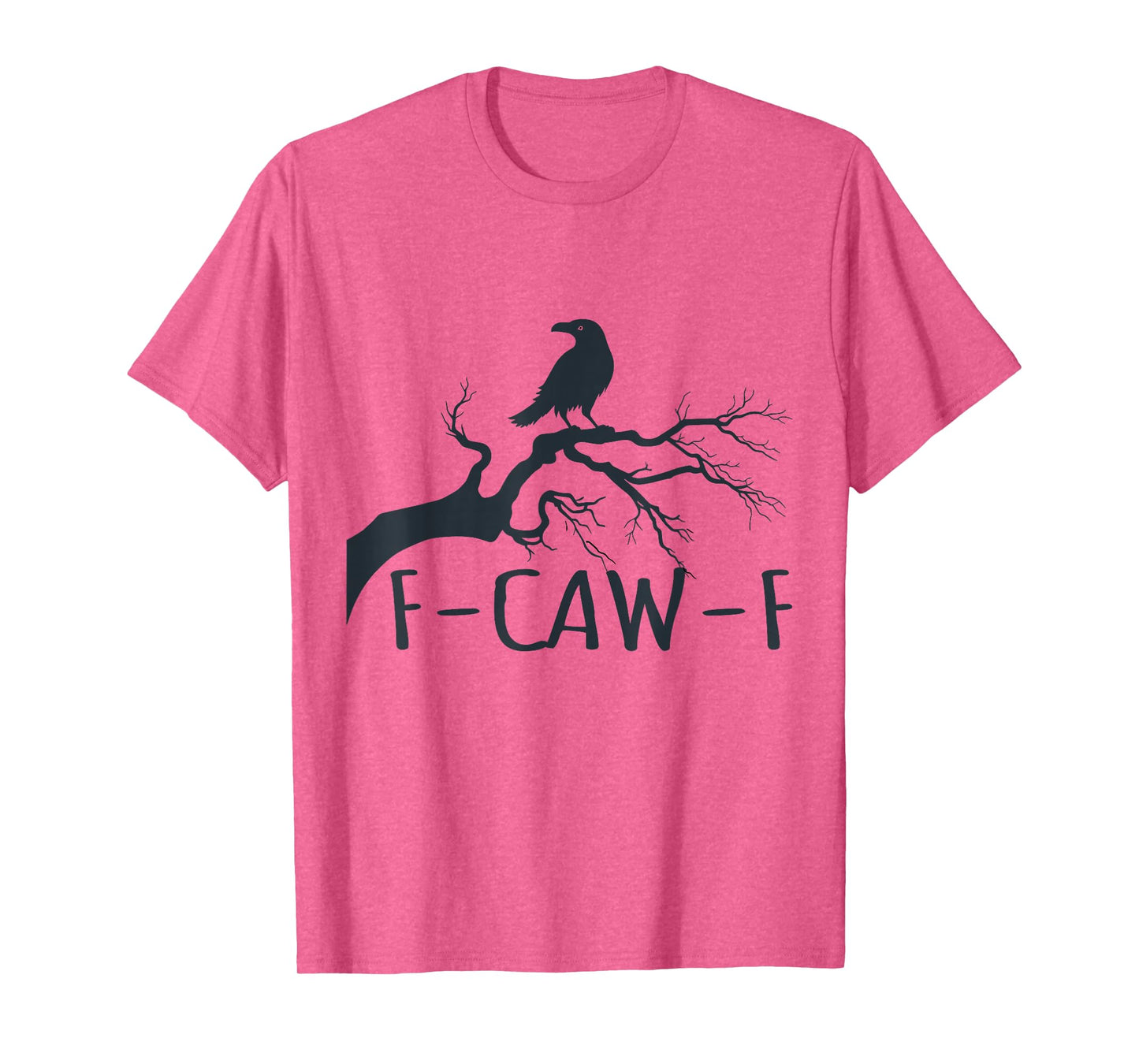 Black Crow F-Caw-F Retro Crow Love T-Shirt