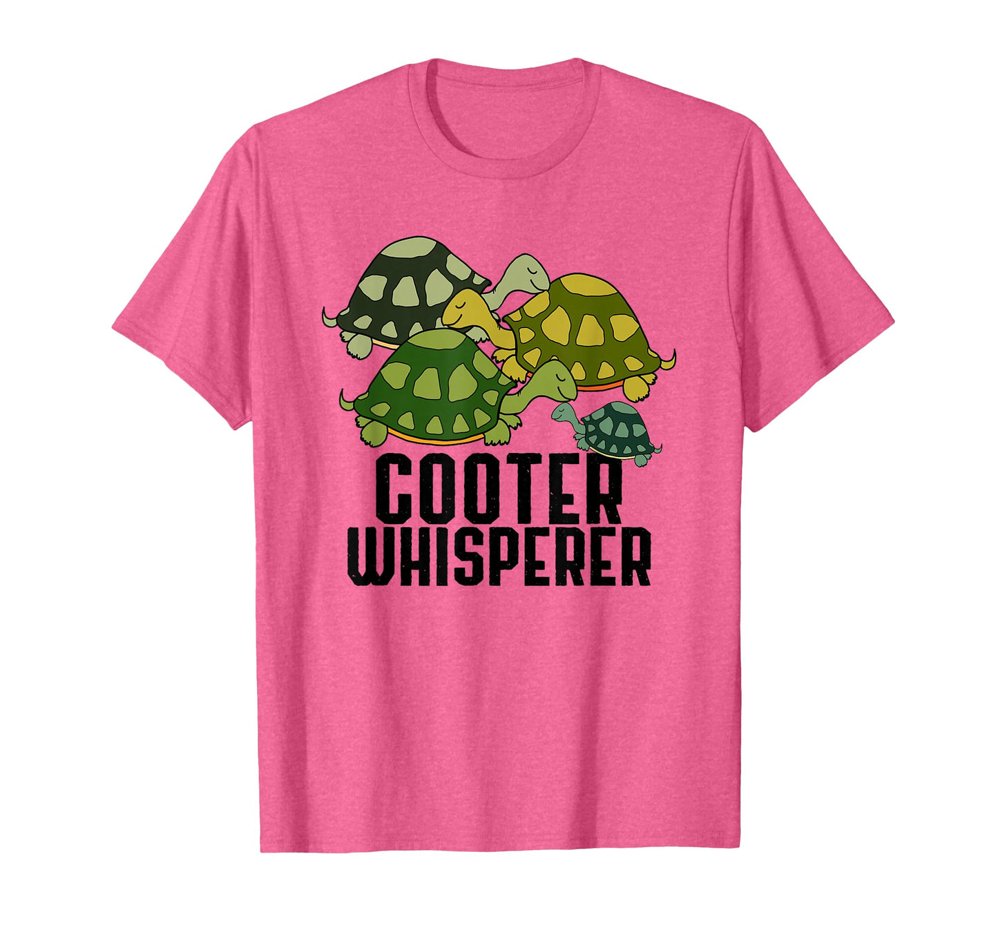 Cooter Whisperer Funny Turtle Lover Reptile Cartoon Sayings T-Shirt