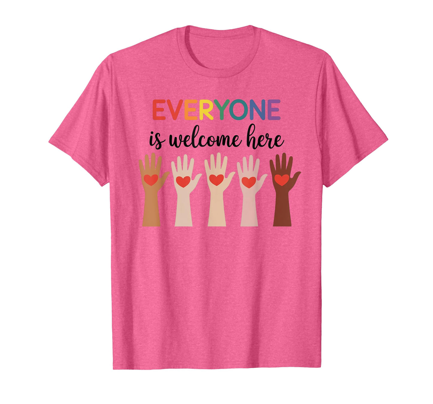 Everyone Is Welcome Here Idaho Teacher T-Shirt
