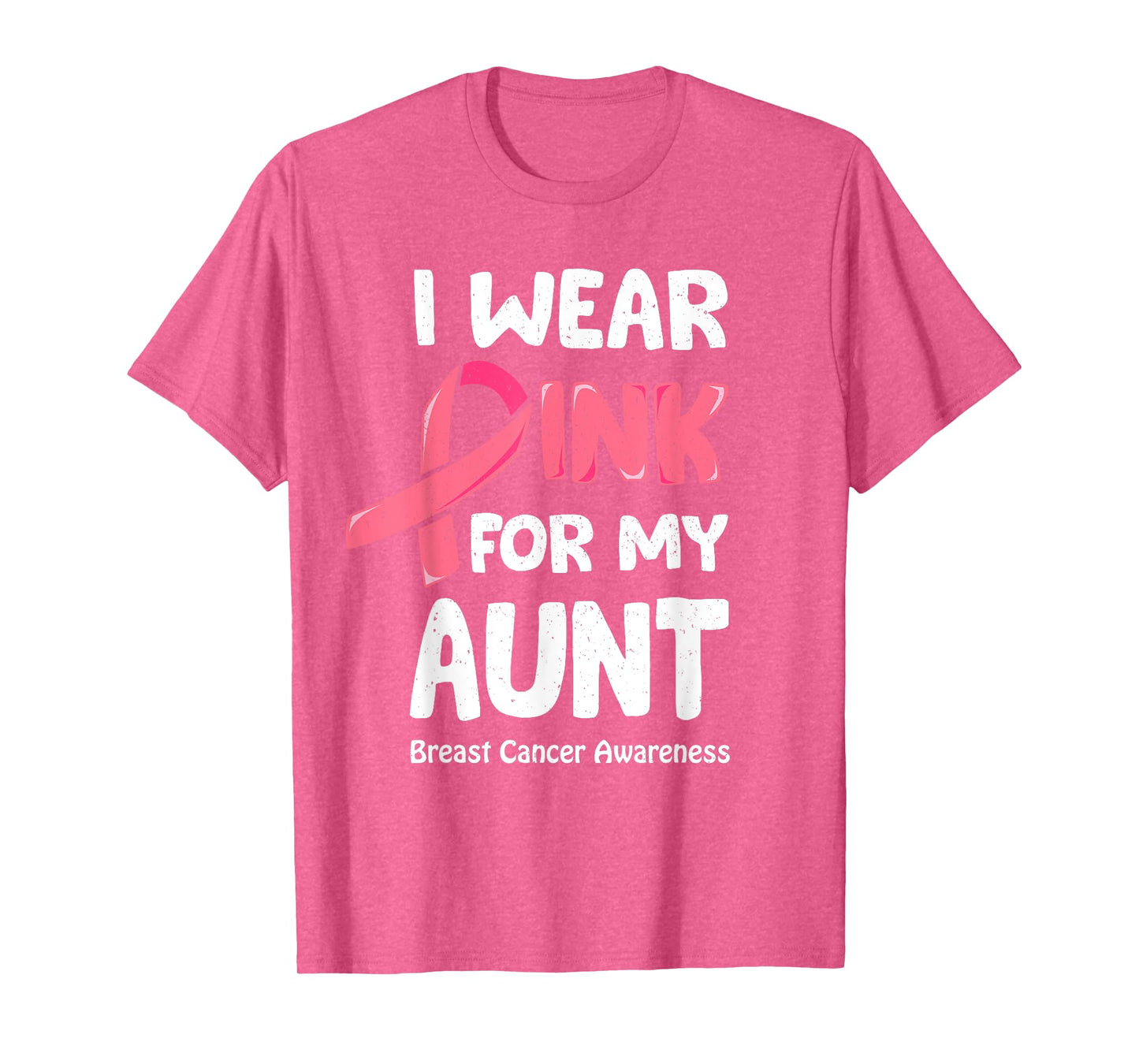 I Wear Pink For My Aunt Shirt, Breast Cancer Aunt TShirt T-Shirt