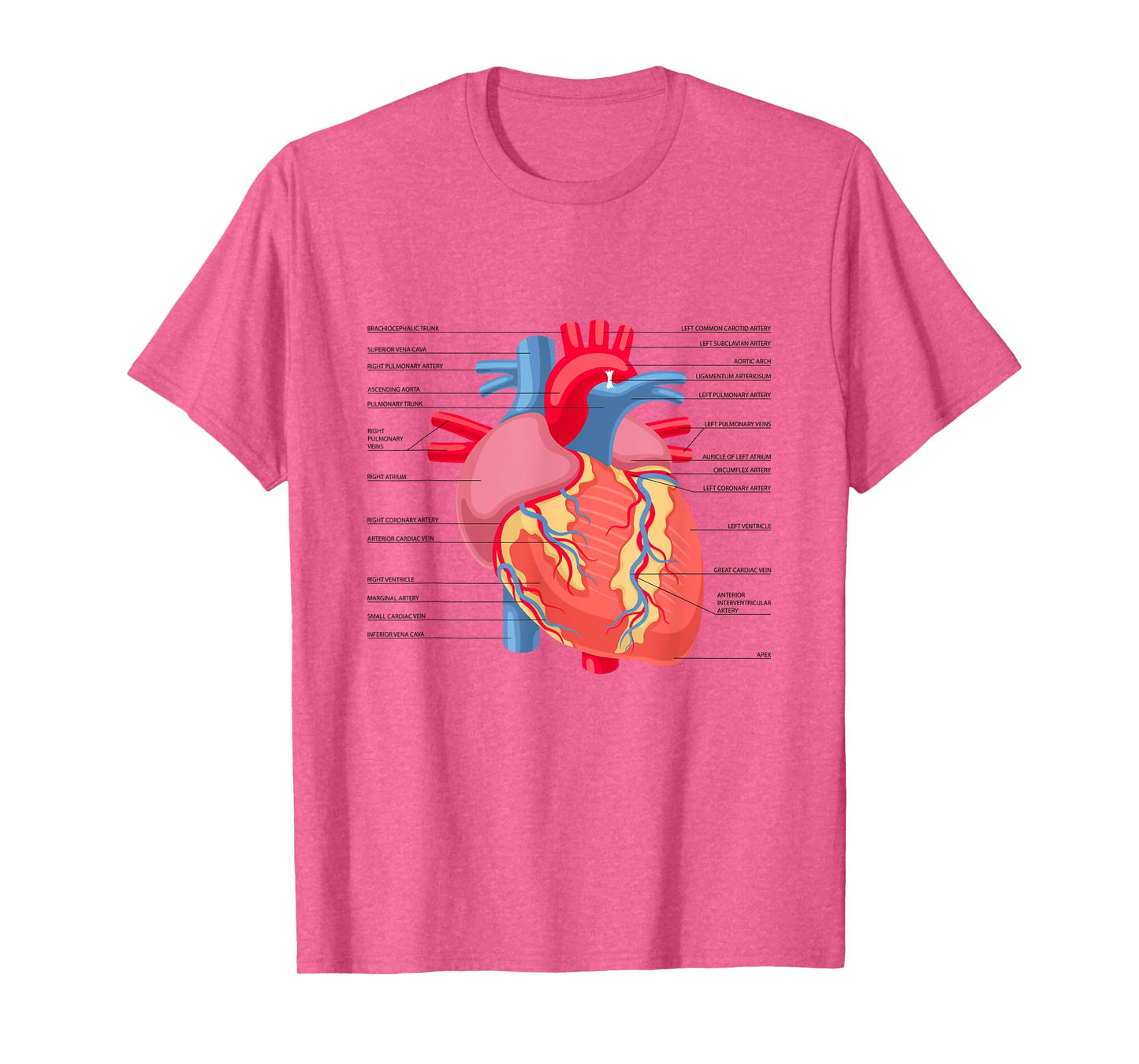 Funny Human Heart Anatomy Anatomical Heart T-Shirt