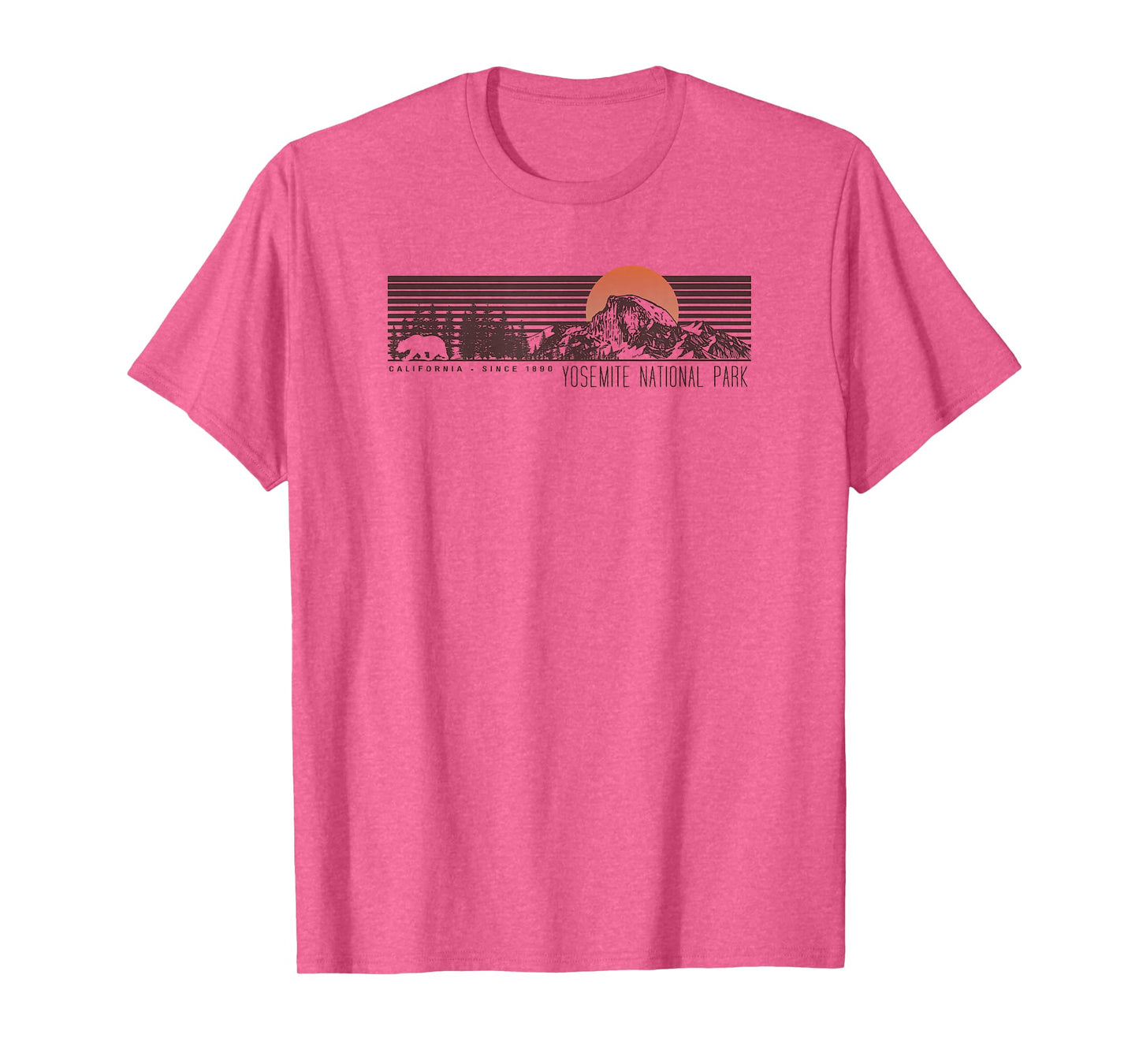 Retro Yosemite National Park Half Dome T-Shirt