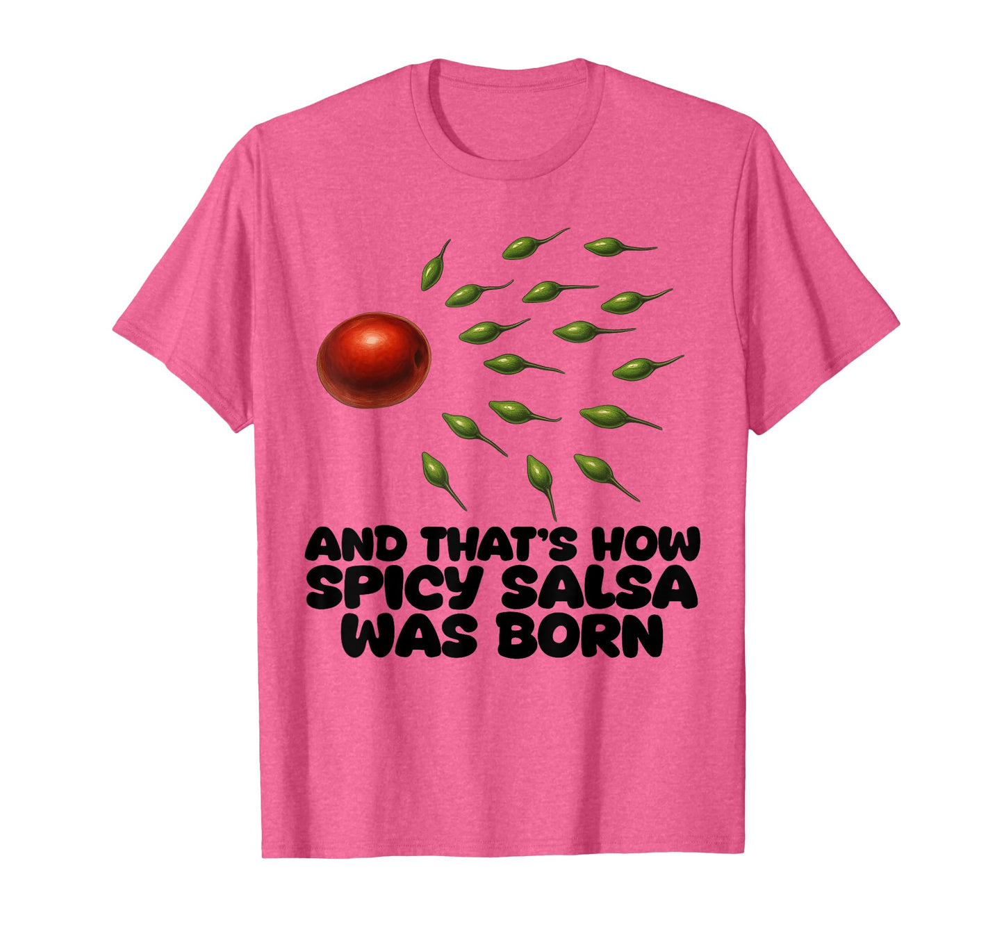 Guac How It was Born Avocado Salsa Spicy Humor T-Shirt