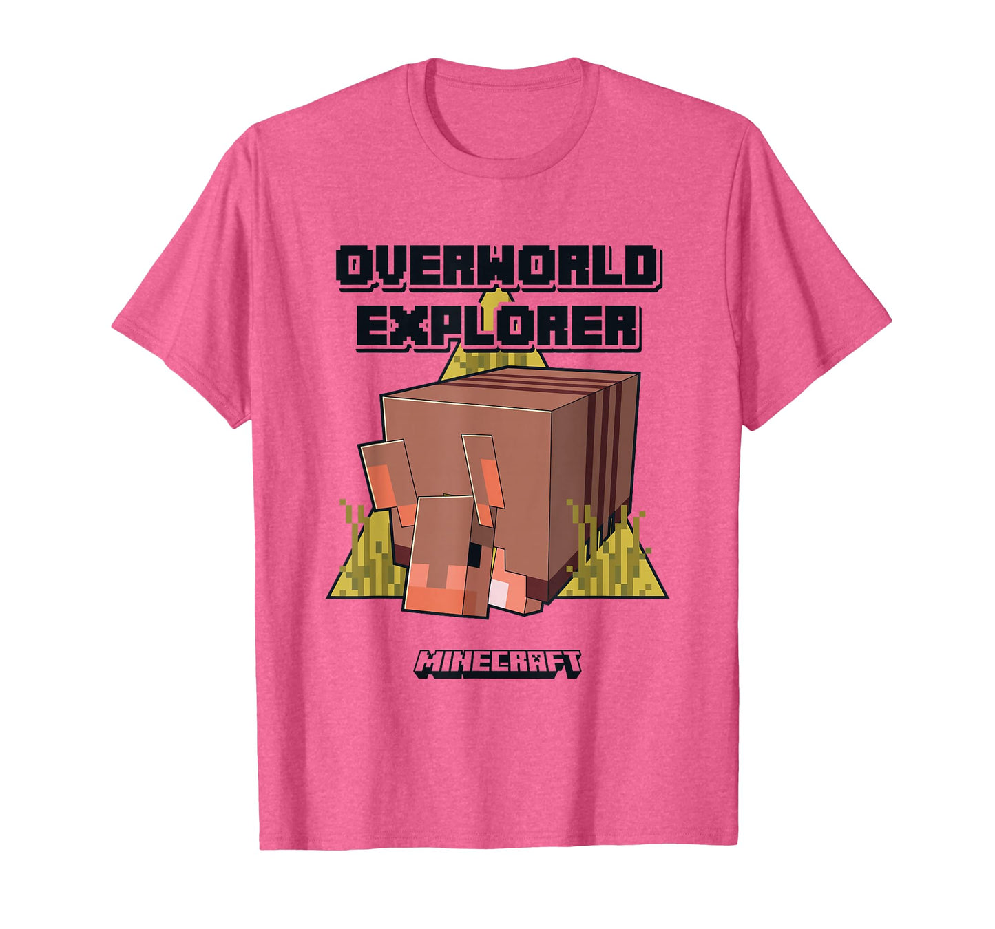 Minecraft Overworld Explorer Armadillo Logo T-Shirt